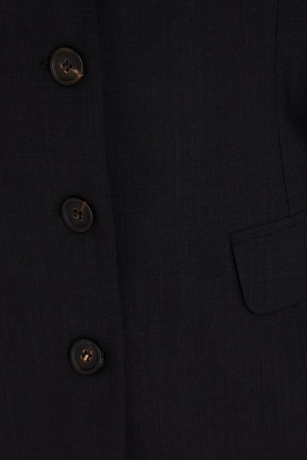 Brunello Cucinelli o1y0725 Blazer in Black Size M / US 6-8 / IT 42-44 - 4 Thumbnail