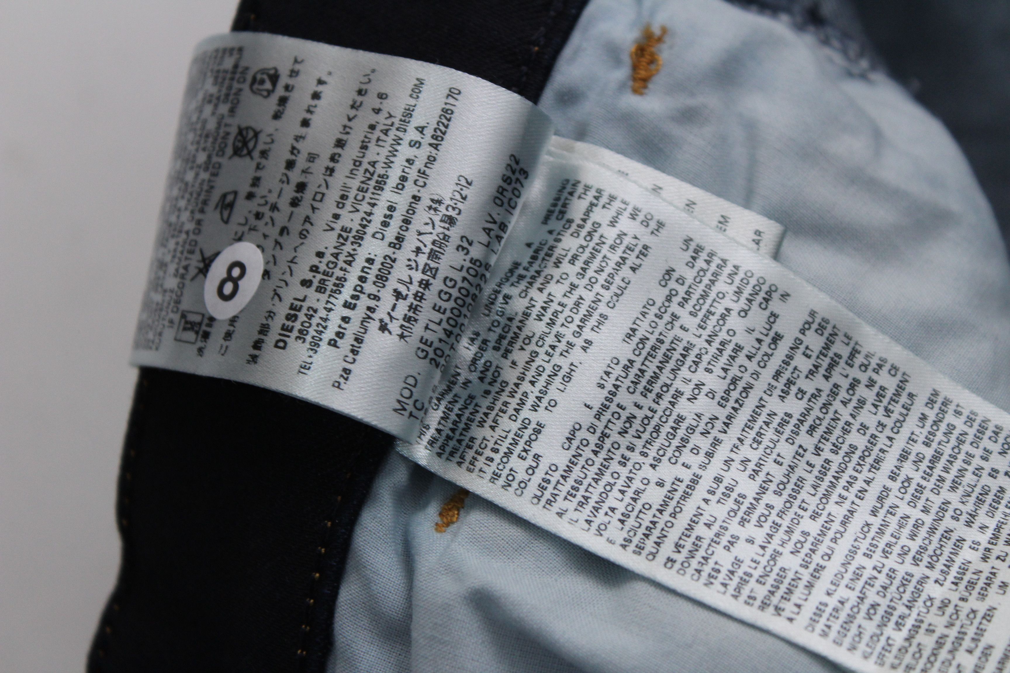 Diesel Diesel Jeans New 26/32 Vintage Rare Hype Size 26" / US 2 / IT 38 - 11 Thumbnail
