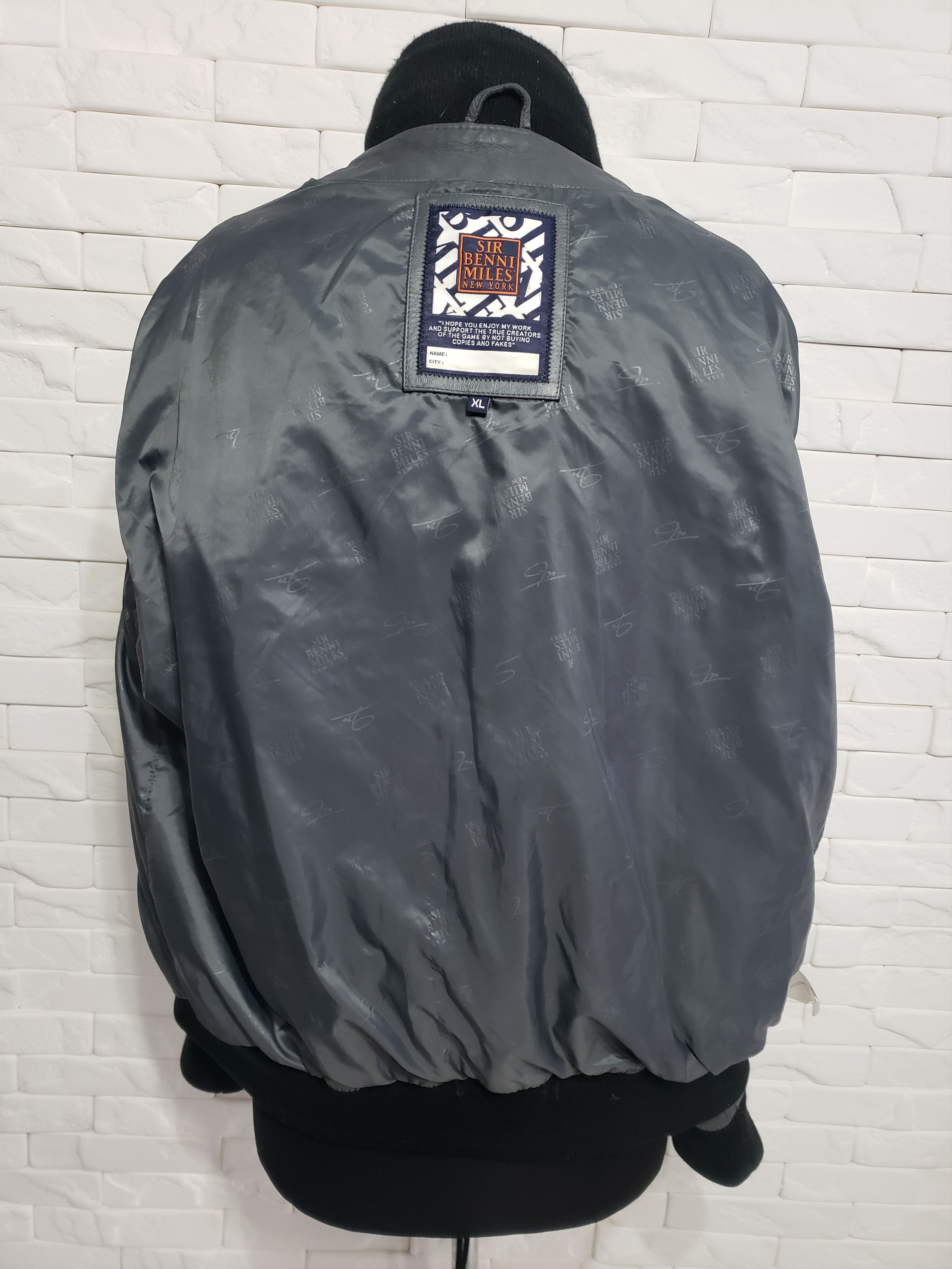 Other Gray leather jacket with a zipper with many pockets. Size US L / EU 52-54 / 3 - 6 Thumbnail