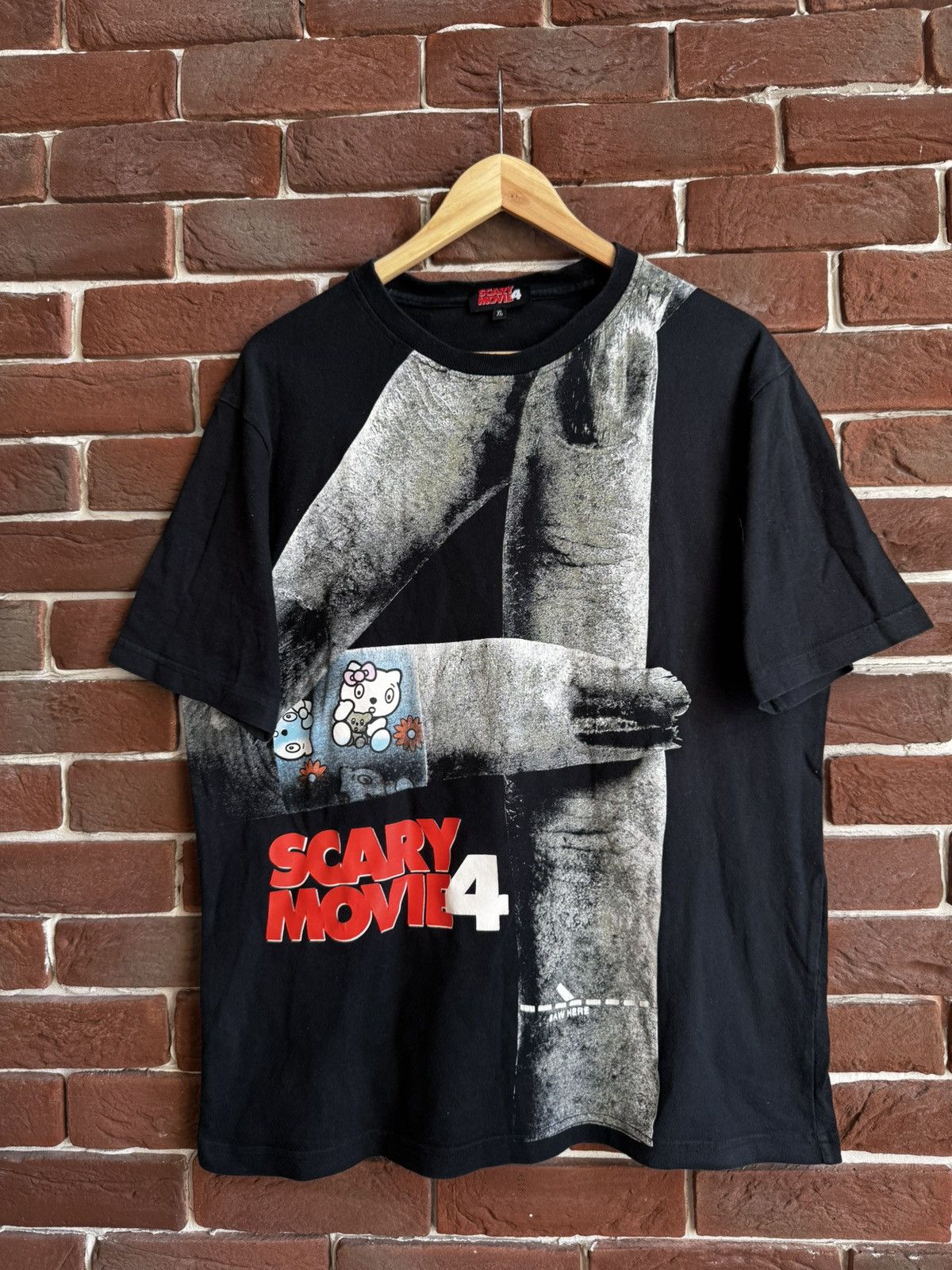 Vintage 2006 Scary Movie 4 Promo Horror Funny Tee Vintage xl Black Size US L / EU 52-54 / 3 - 1 Thumbnail