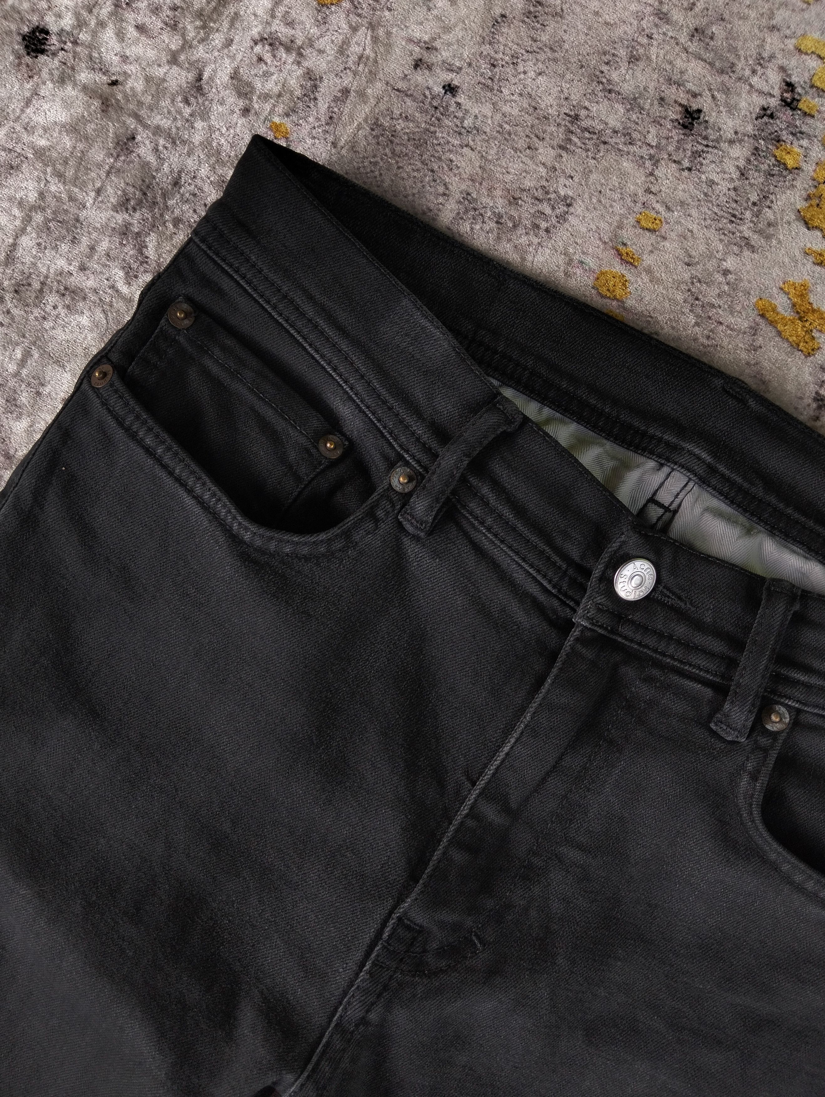 Acne Studios Acne Studios North Used Black Skinny Jeans Size US 31 - 4 Thumbnail