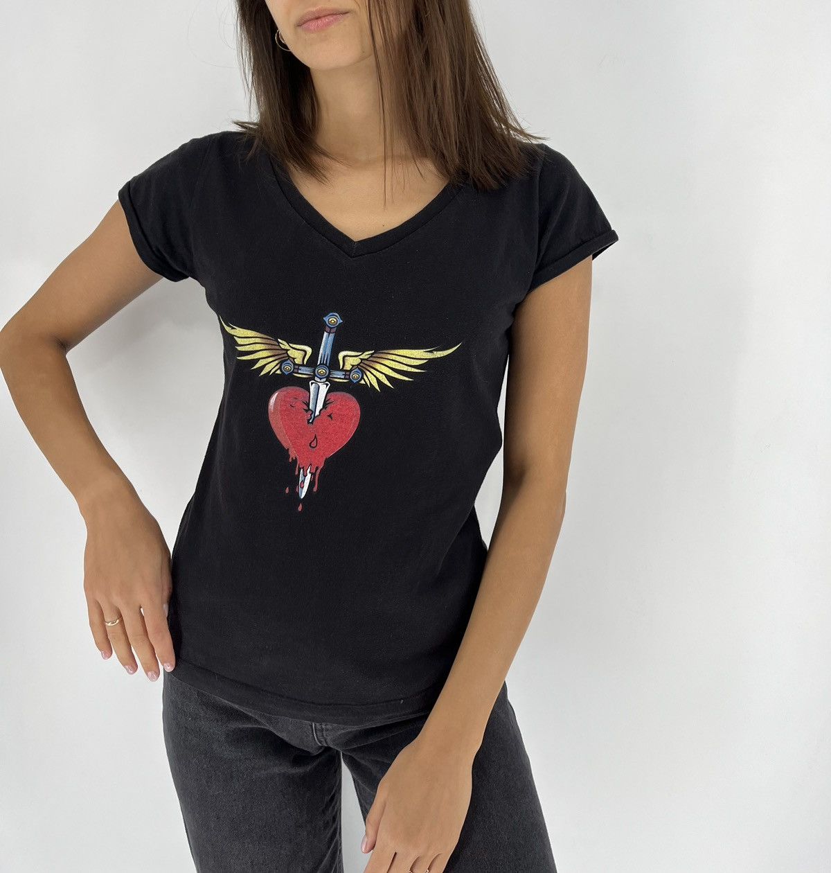 Band Tees VINTAGE BON JOVI BAND TEE Size M / US 6-8 / IT 42-44 - 2 Thumbnail