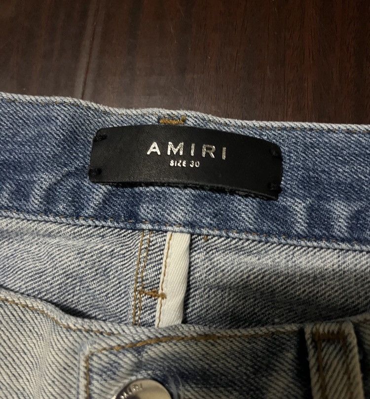 Amiri Amiri Splicing Patch Piercing Bull King Jeans 2412-Nextarrow Size US 30 / EU 46 - 6 Thumbnail
