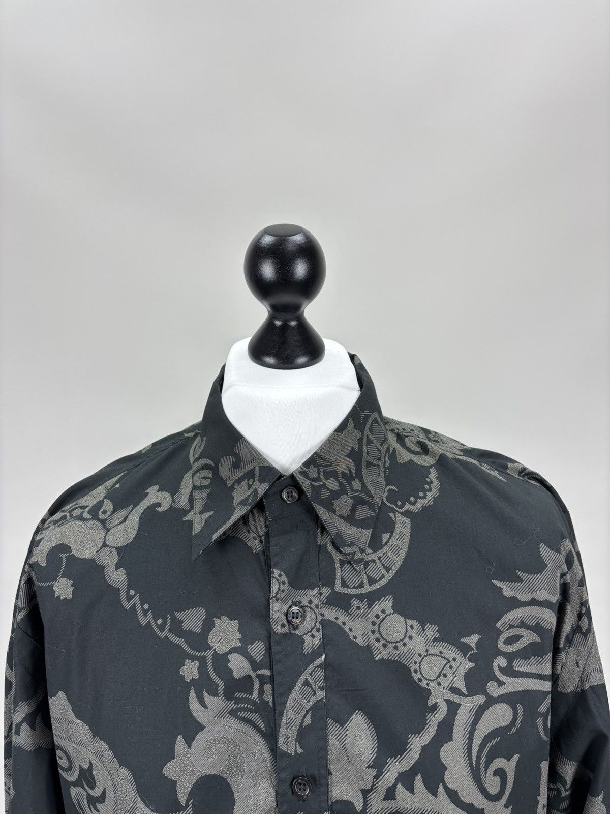 Gianfranco Ferre Mens shirt Gianfranco Ferre Jeans Size XXL Color Black Size US XXL / EU 58 / 5 - 4 Thumbnail