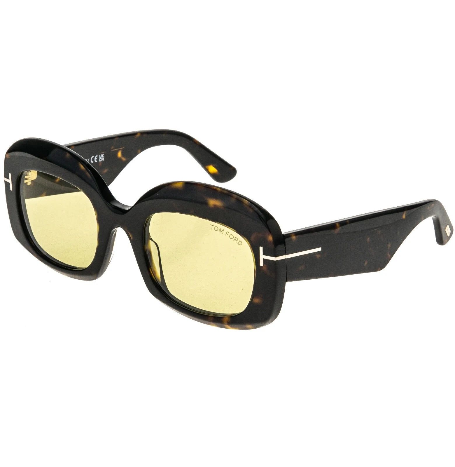Tom Ford TOM FORD CARMEN-02 FT1219 52E Brown Sunglass 1219 TF1219 Size ONE SIZE - 4 Thumbnail
