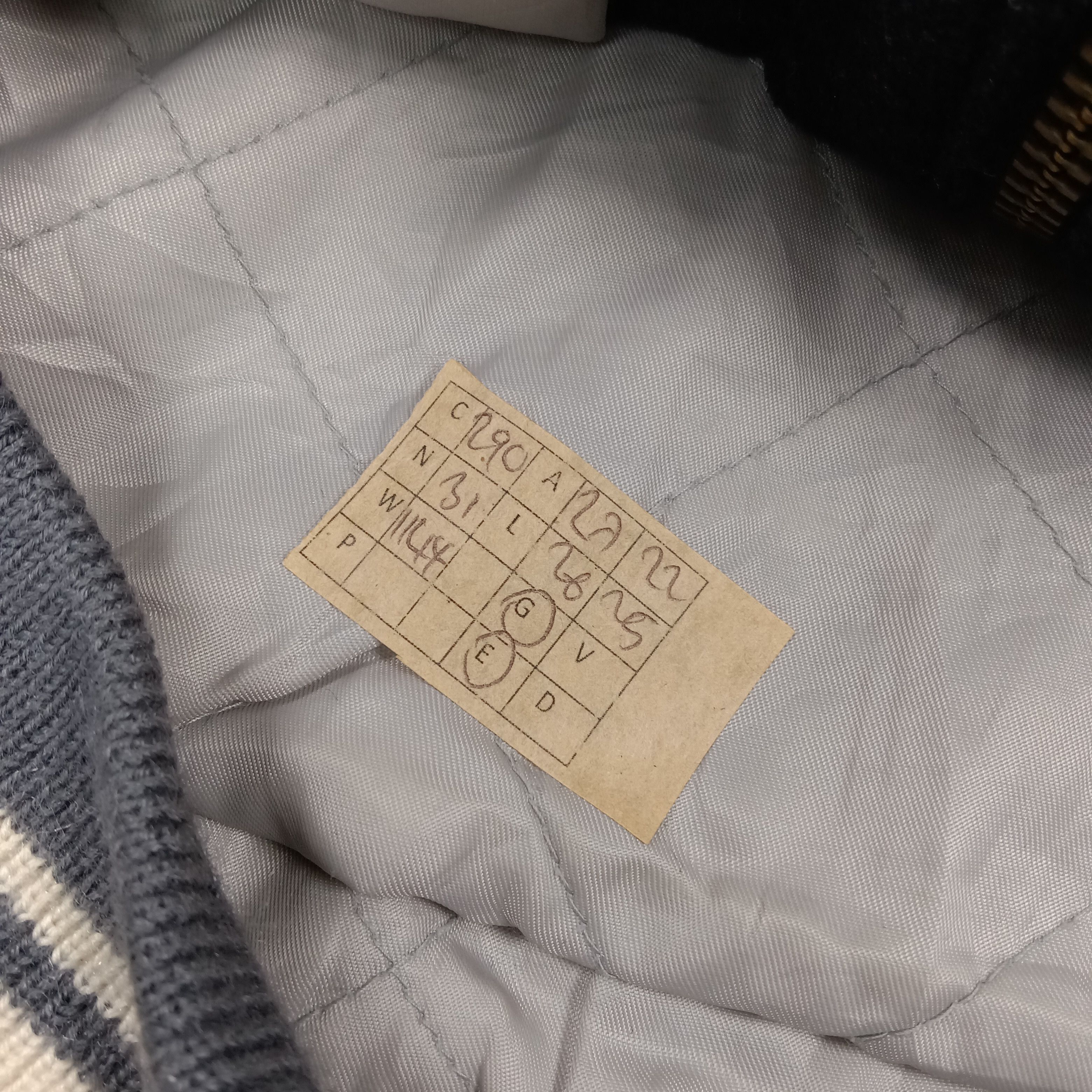 Vintage 90's Beschwa Alien American Varsity Jacket C290N31 Size US L / EU 52-54 / 3 - 10 Thumbnail
