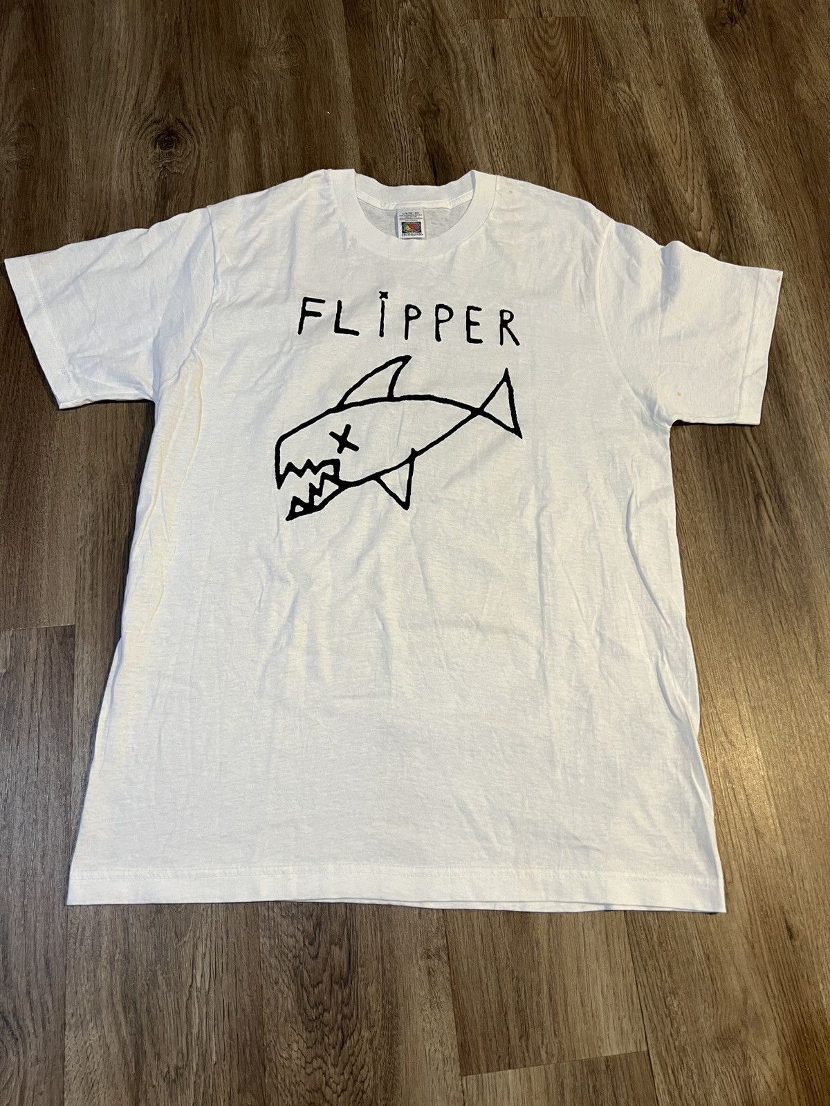 Fruit Of The Loom Vintage kurt cobain flipper t shirt Size US L / EU 52-54 / 3 - 1 Thumbnail