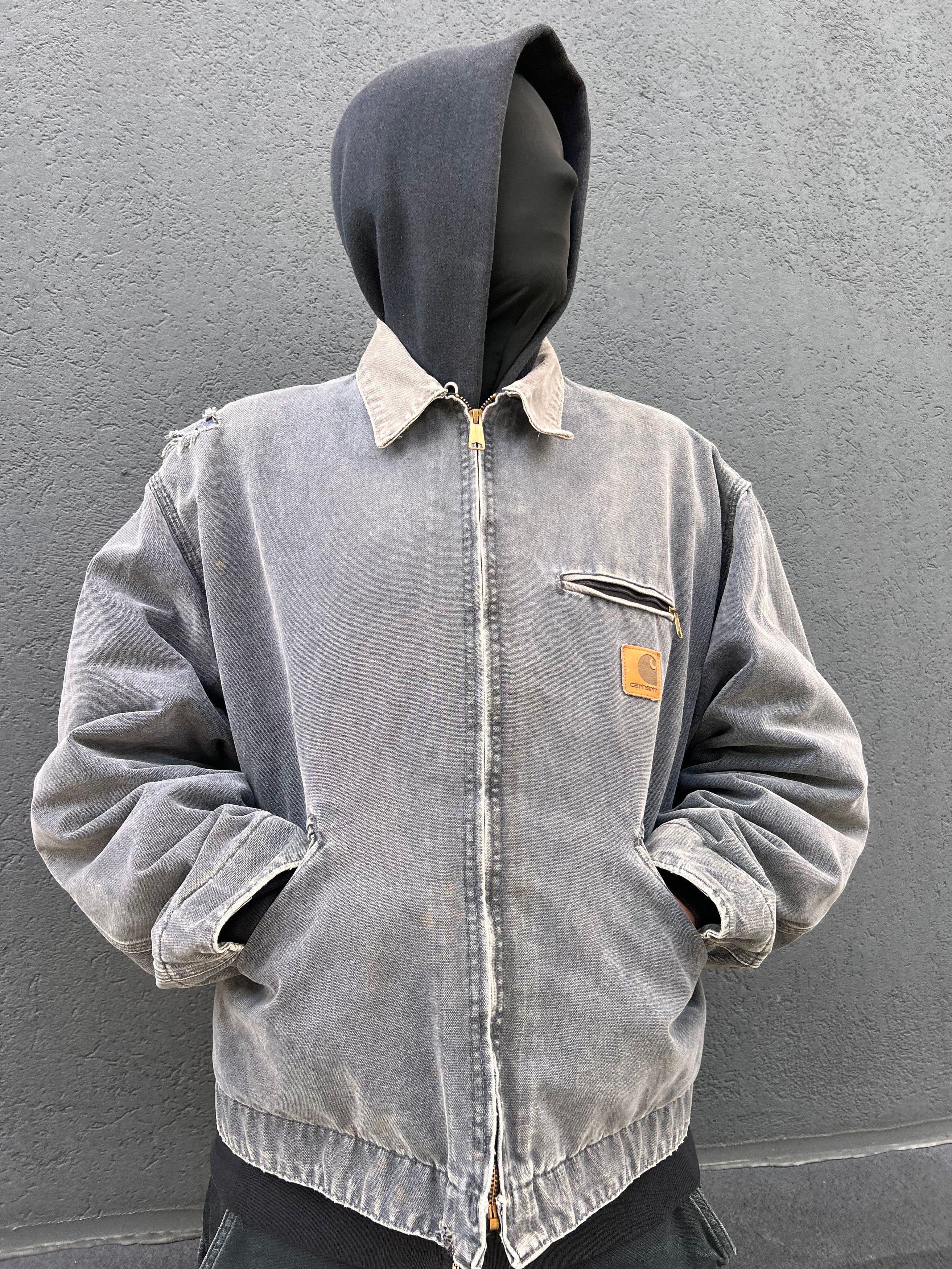 Carhartt Faded Black J97 Carhartt Detroit Work Jacket - XXL (boxy) Size US XXL / EU 58 / 5 - 2 Thumbnail
