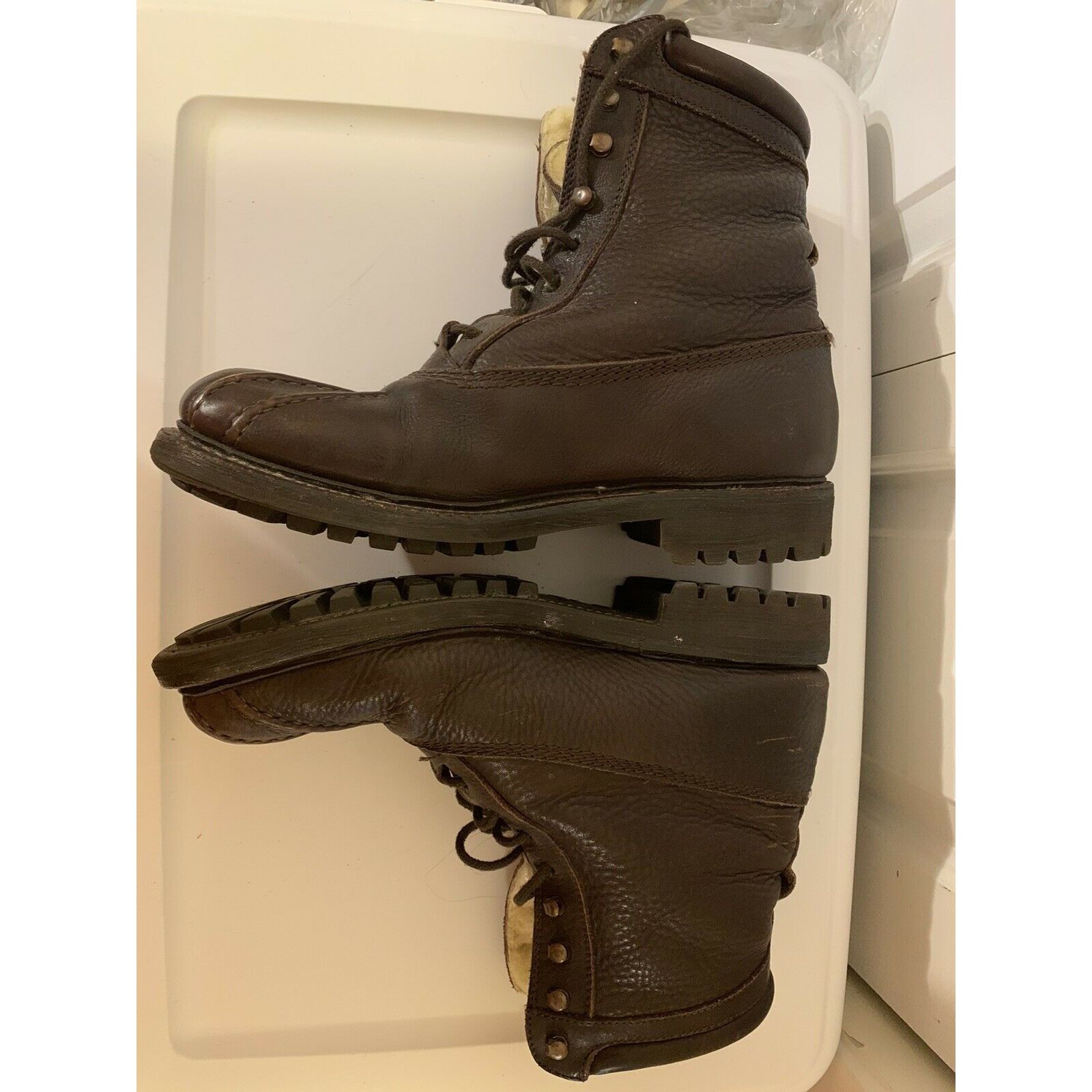 Ted Baker Boots ITSHIDE Commando Sole Size 10 Brown