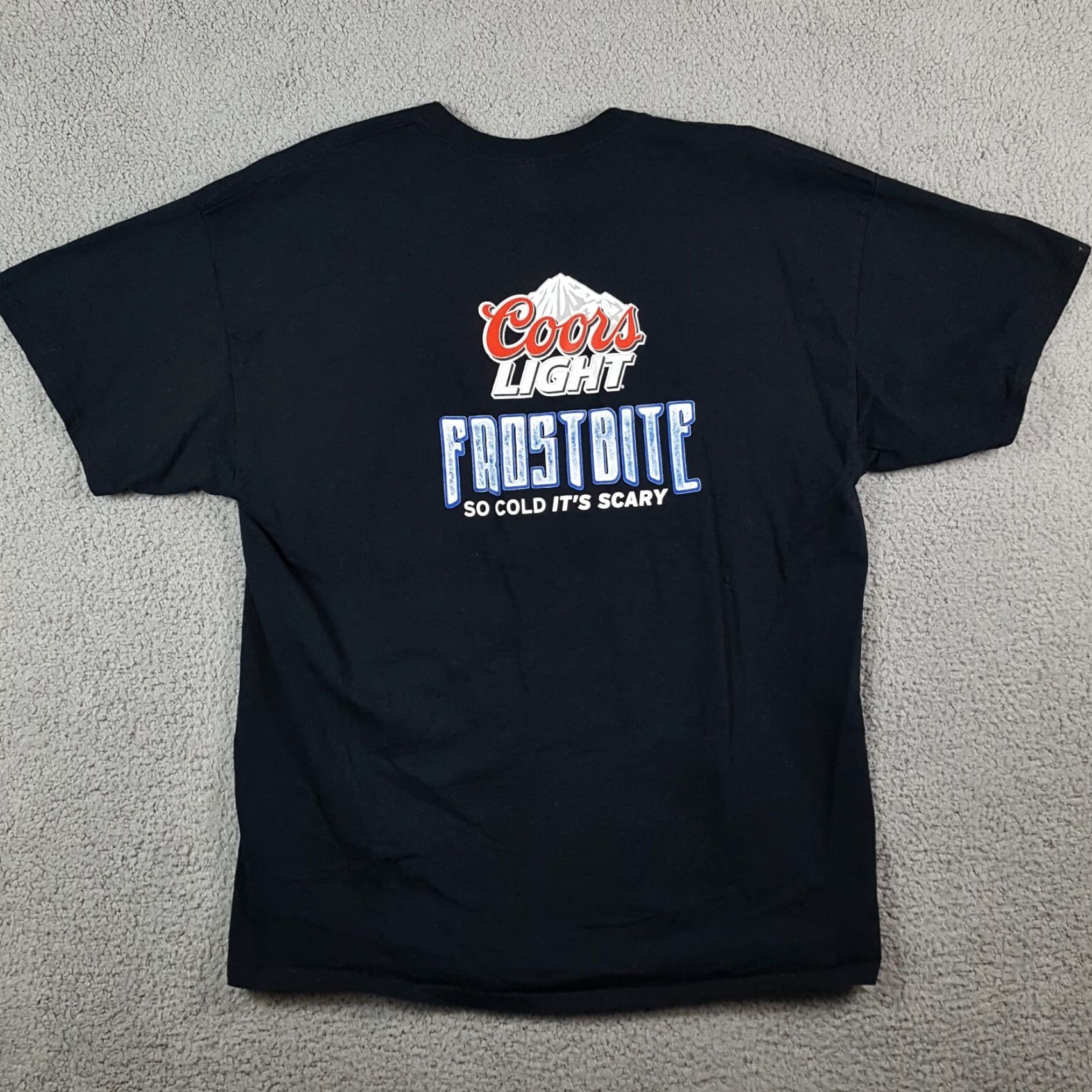 Gildan VINTAGE Gildan T-Shirt Men XL Black 90s Beer Y2K Coors Light Retro Drinking Size US XL / EU 56 / 4 - 3 Thumbnail