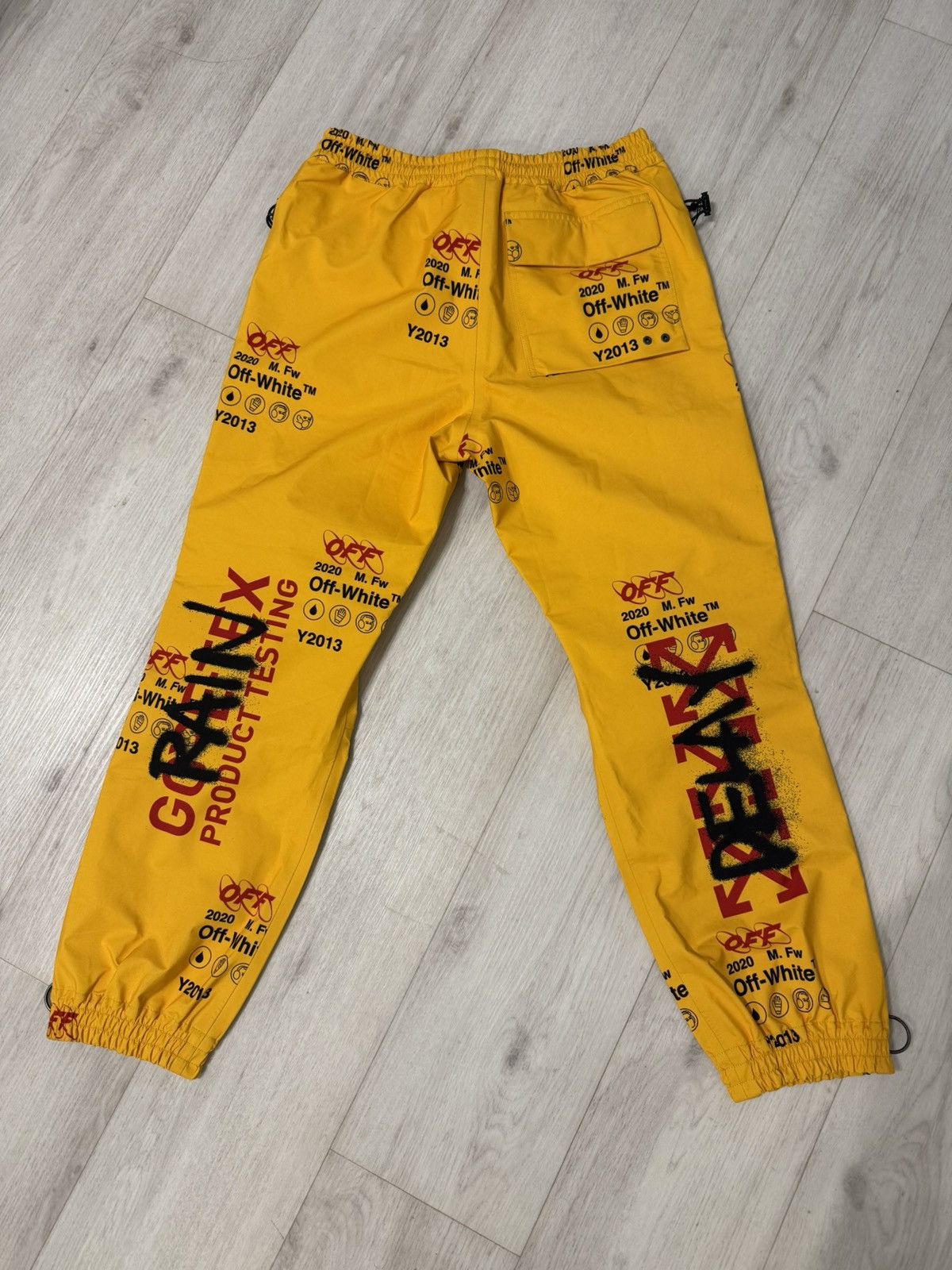 Off-White Off-White Gore-Tex Graffiti Pants FW19 Size US 30 / EU 46 - 2 Thumbnail