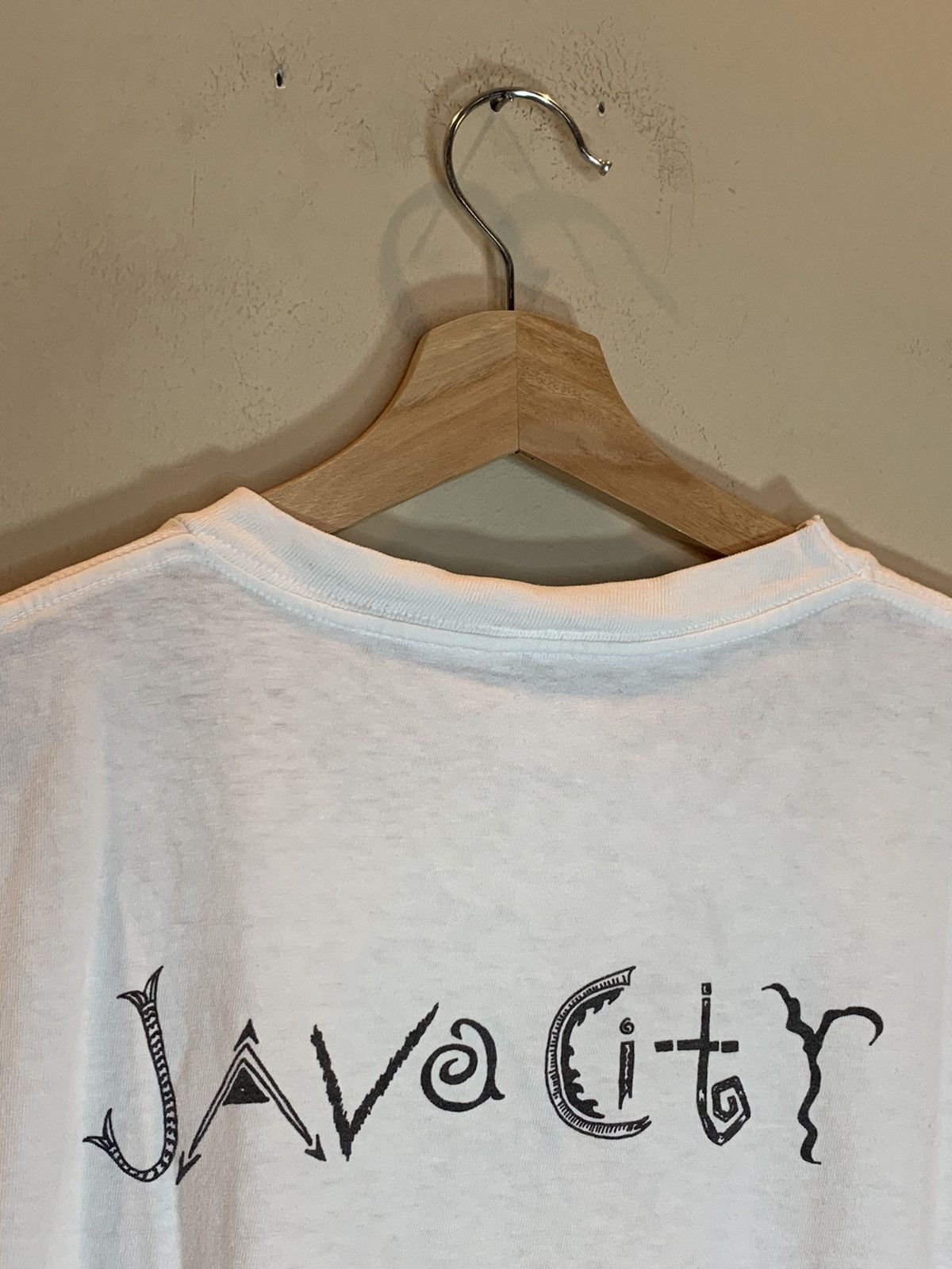Vintage *RARE* Vintage 1992 Javaholic Coffee Art Single Stitch Shirt Size US L / EU 52-54 / 3 - 7 Thumbnail