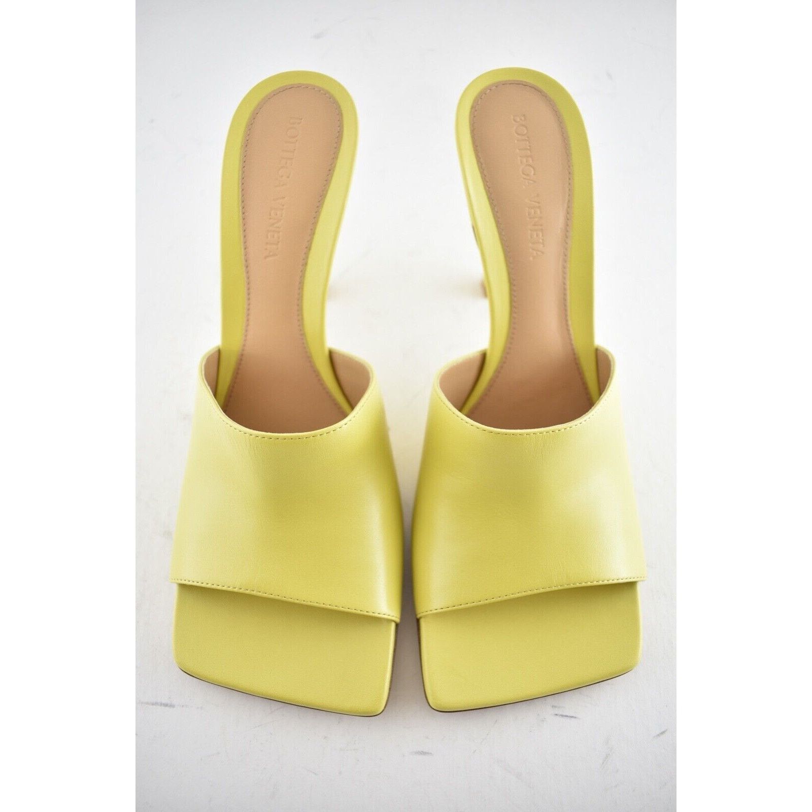 Bottega Veneta Stretch Square Toe Pear Leather Sandal Backless Heel Pump 37 Size US 7 / IT 37 - 6 Thumbnail