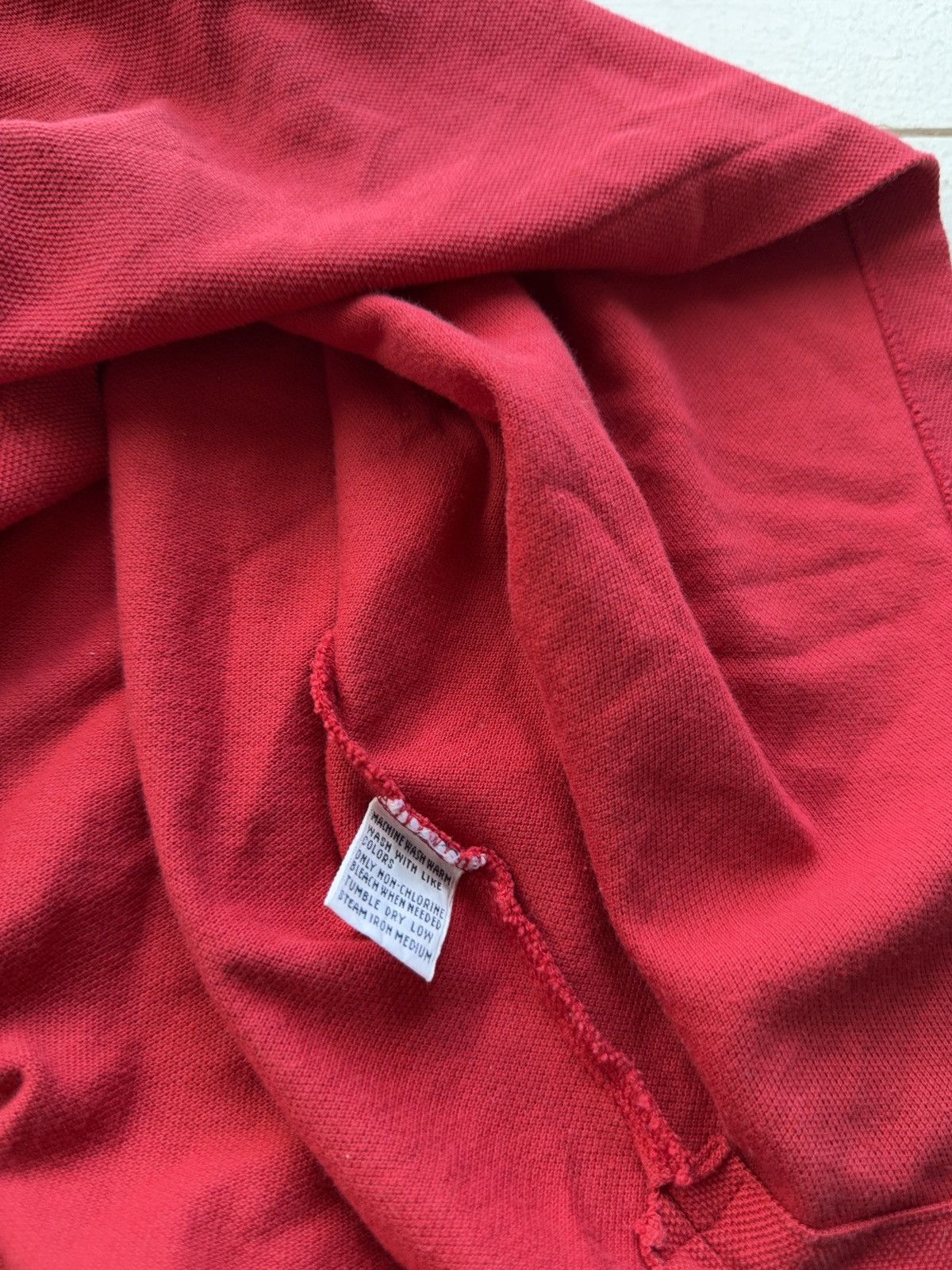 Polo Ralph Lauren Retro Luxury 90s Polo Ralph Lauren Red Polo Shirt 🐎 Size US L / EU 52-54 / 3 - 4 Thumbnail