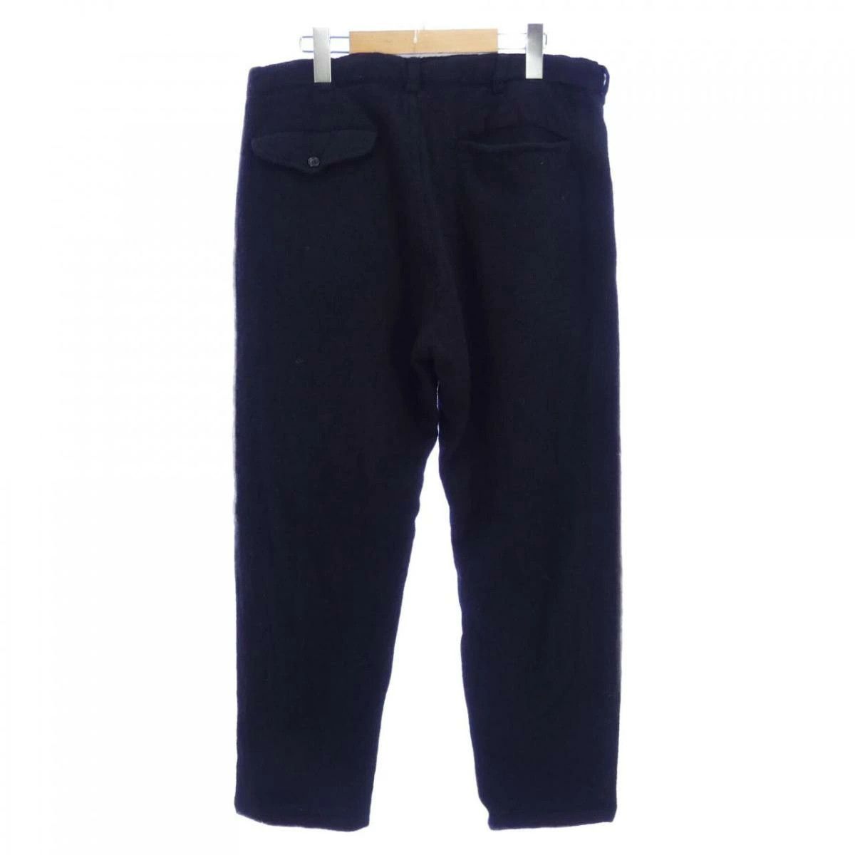 Comme des Garcons SHIRT Cropped Pants Wool Straight Cut Plain Zipper Black Size US 35 - 2 Thumbnail