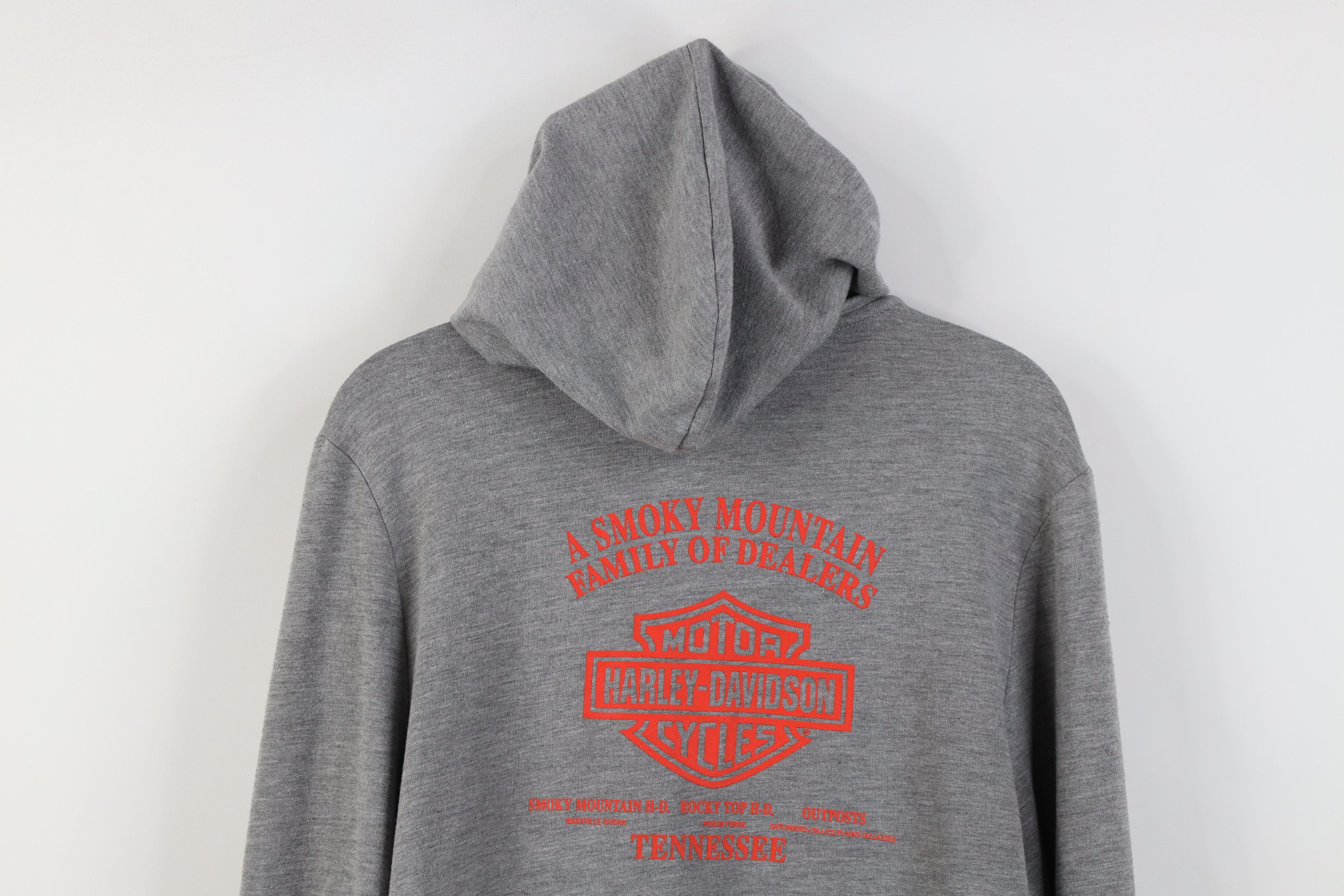 Harley Davidson Vintage Y2K Harley Davidson Lighweight Jersey Knit Hoodie Size M / US 6-8 / IT 42-44 - 15 Thumbnail