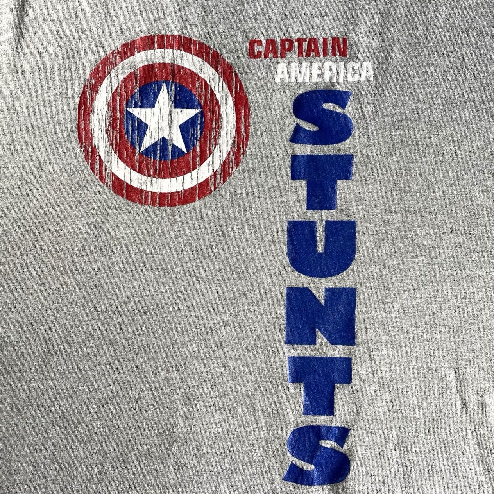 Vintage Captain America Winter Soldier Shirt XL Avengers Marvel Studios Crew Stunt Team Shirt Men Gray Cotton M & M Regular T-Shirt Marvel Universe 2010-2019 Size US XL / EU 56 / 4 - 2 Thumbnail