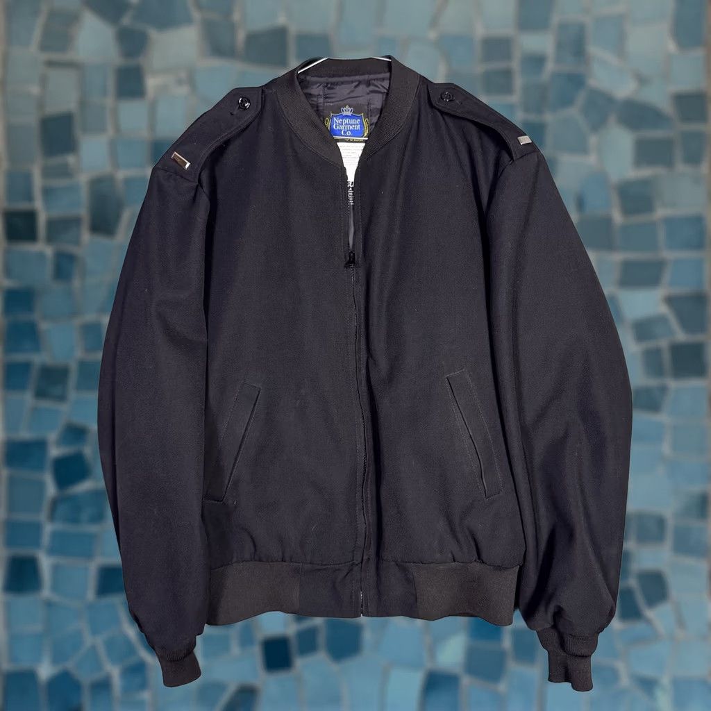 CO Neptune Garment Co Jacket Mens 44 Removeable Thinsulate Insulation Coat Bomber Jacket Black Twill Full Zip Lined Pockets Workwear Mens 44 Regular NGC Size US S / EU 44-46 / 1 - 1 Thumbnail