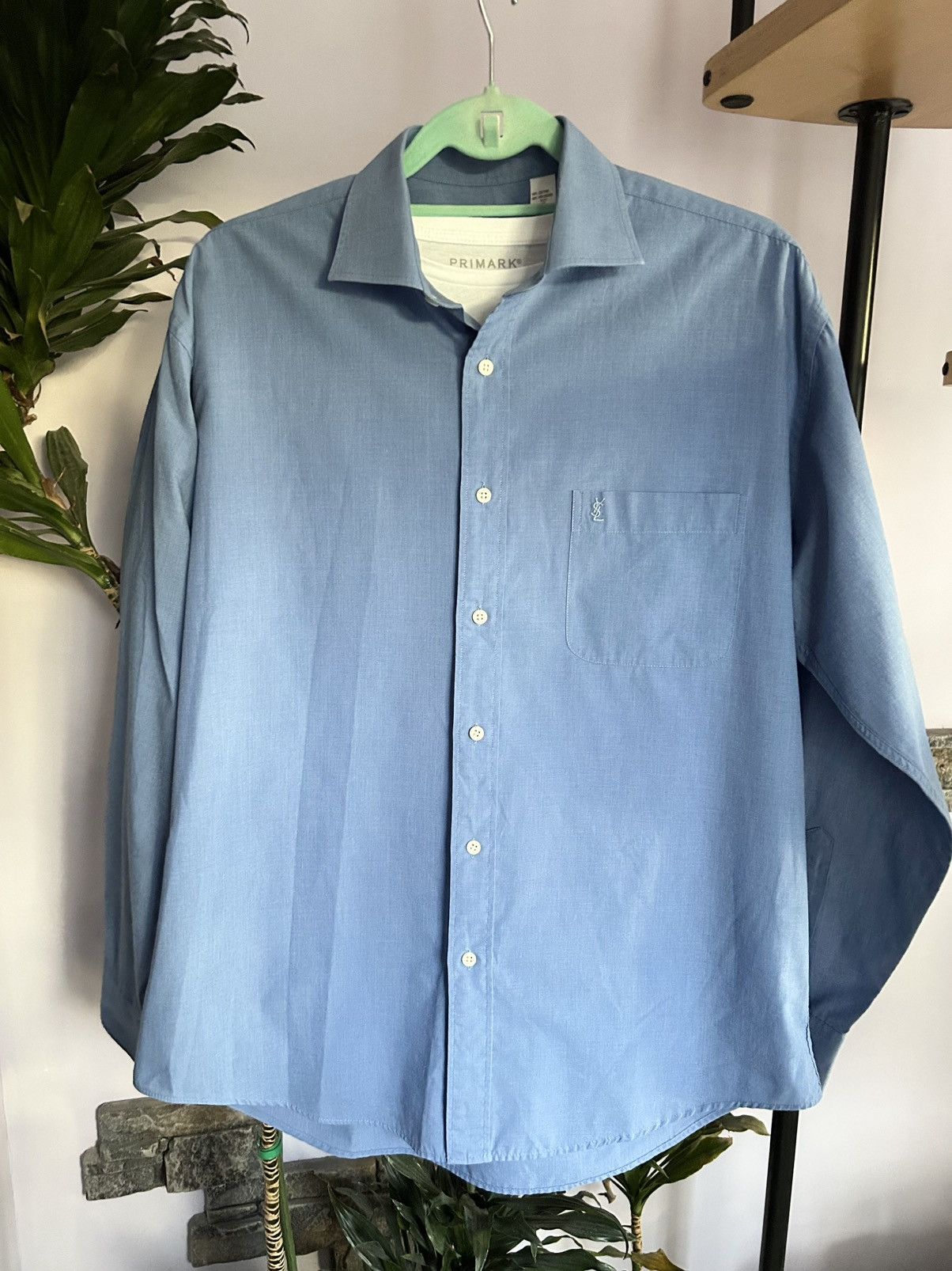 Saint Laurent Paris YSL light Cotton Shirt overshirt Size US L / EU 52-54 / 3 - 9 Thumbnail
