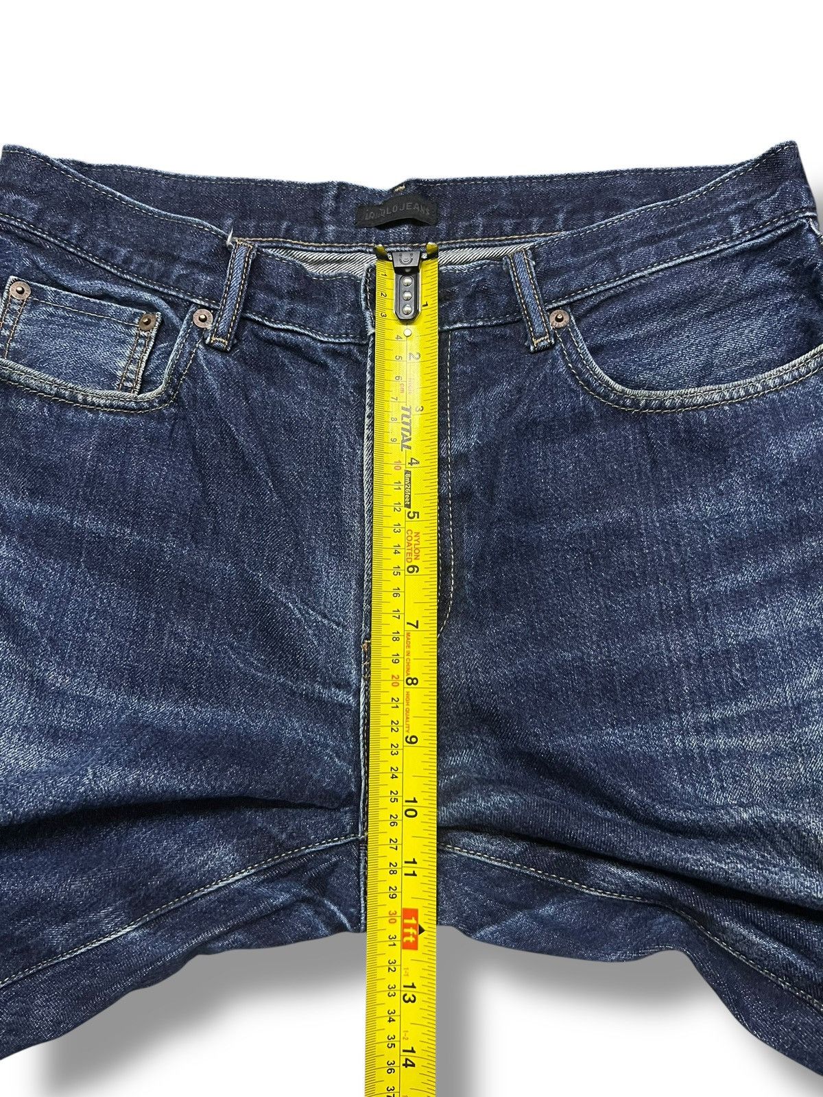 Uniqlo Vintage Uniqlo Selvedge Denim Japan - Faded Wash, Distressed Size US 33 - 14 Thumbnail