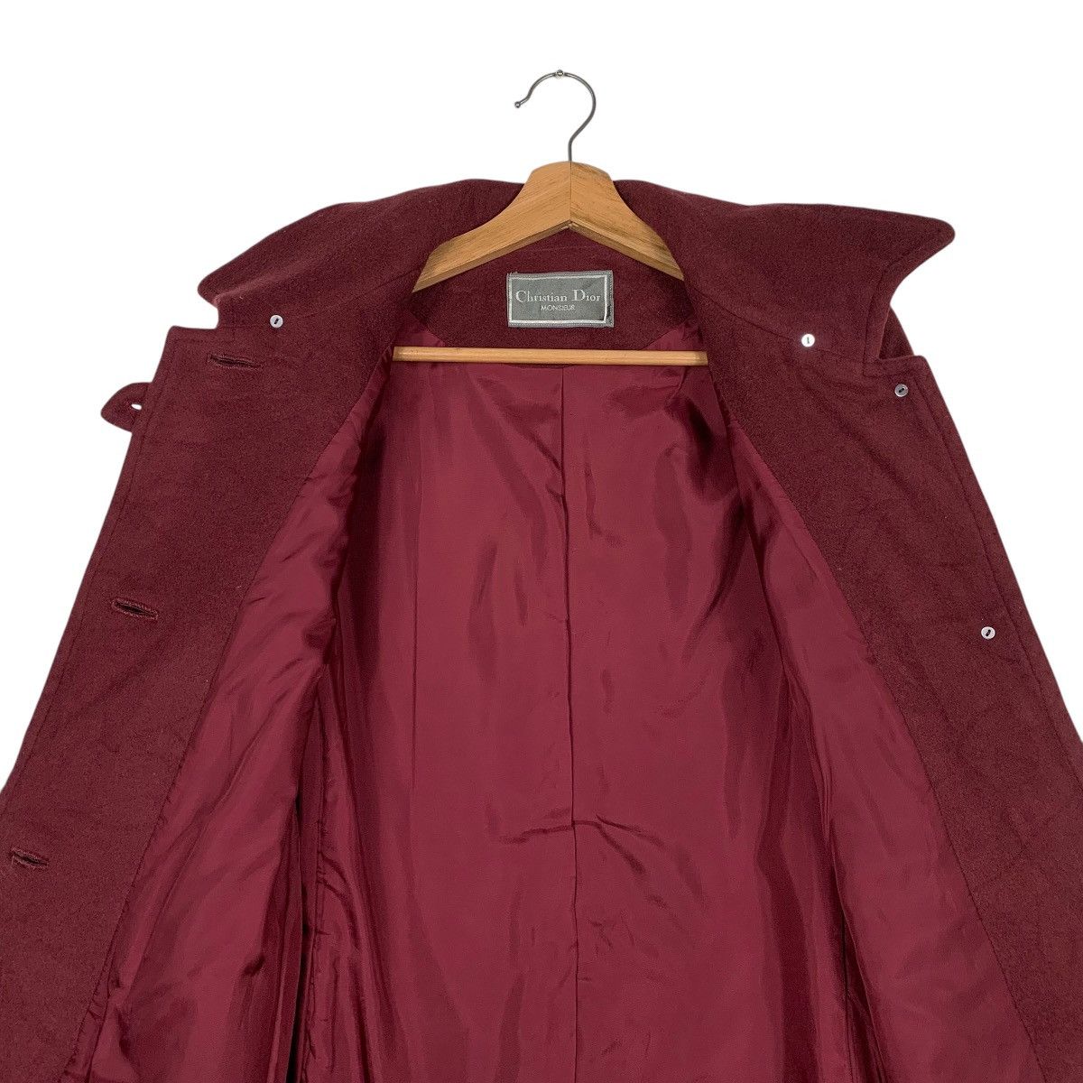 Christian Dior Monsieur Vintage Christian Dior Monsieur Wool Overcoat Size M / US 6-8 / IT 42-44 - 12 Thumbnail