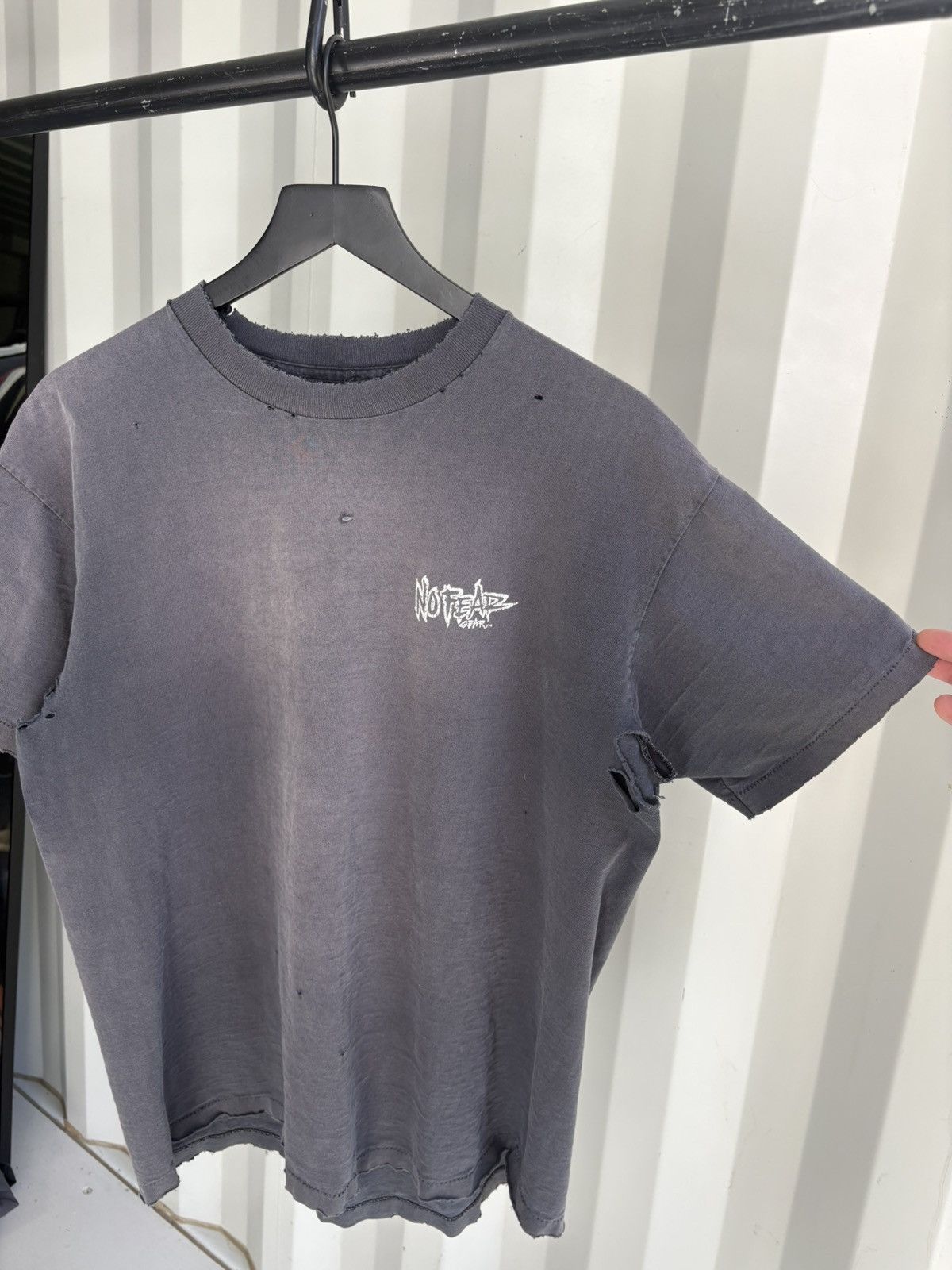 Vintage Vintage No Fear Shirt Faded Distressed Grunge Band Size US XL / EU 56 / 4 - 5 Thumbnail