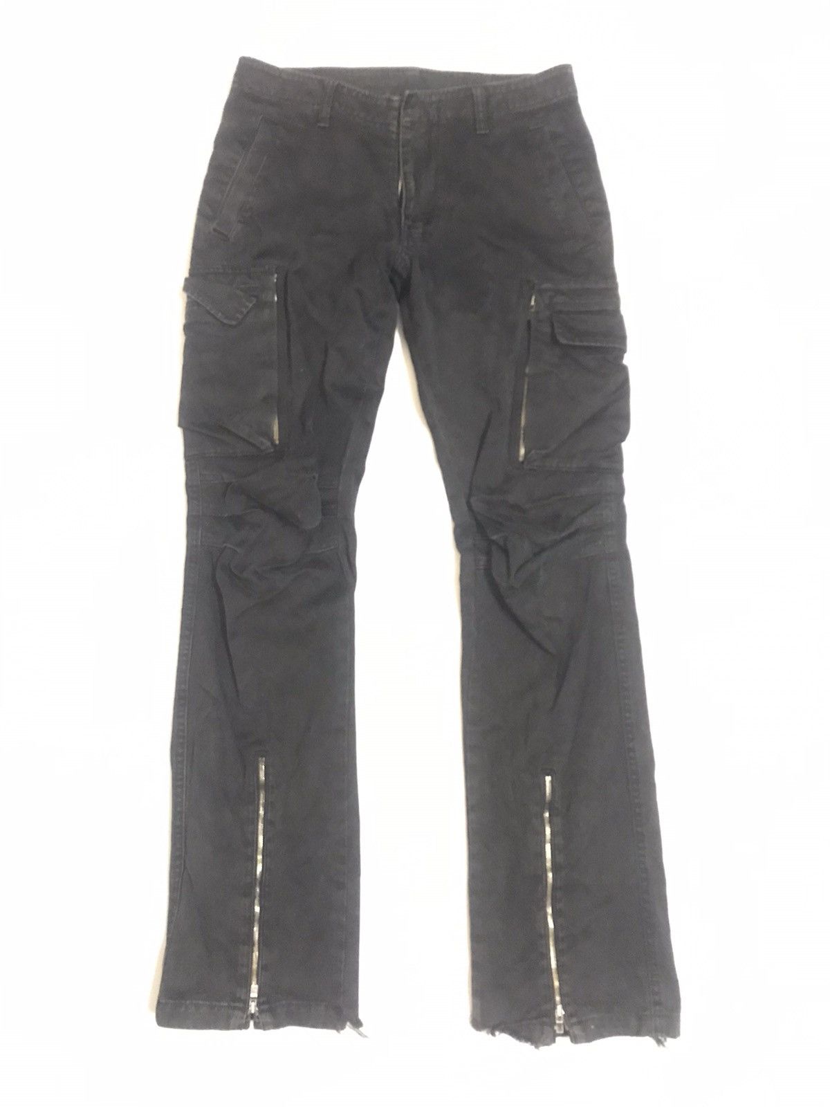 wjk WJK - JUNHASHIMOTO Flare Cargo Pant / FORMER CARPE DIEM Size US 30 / EU 46 - 5 Thumbnail
