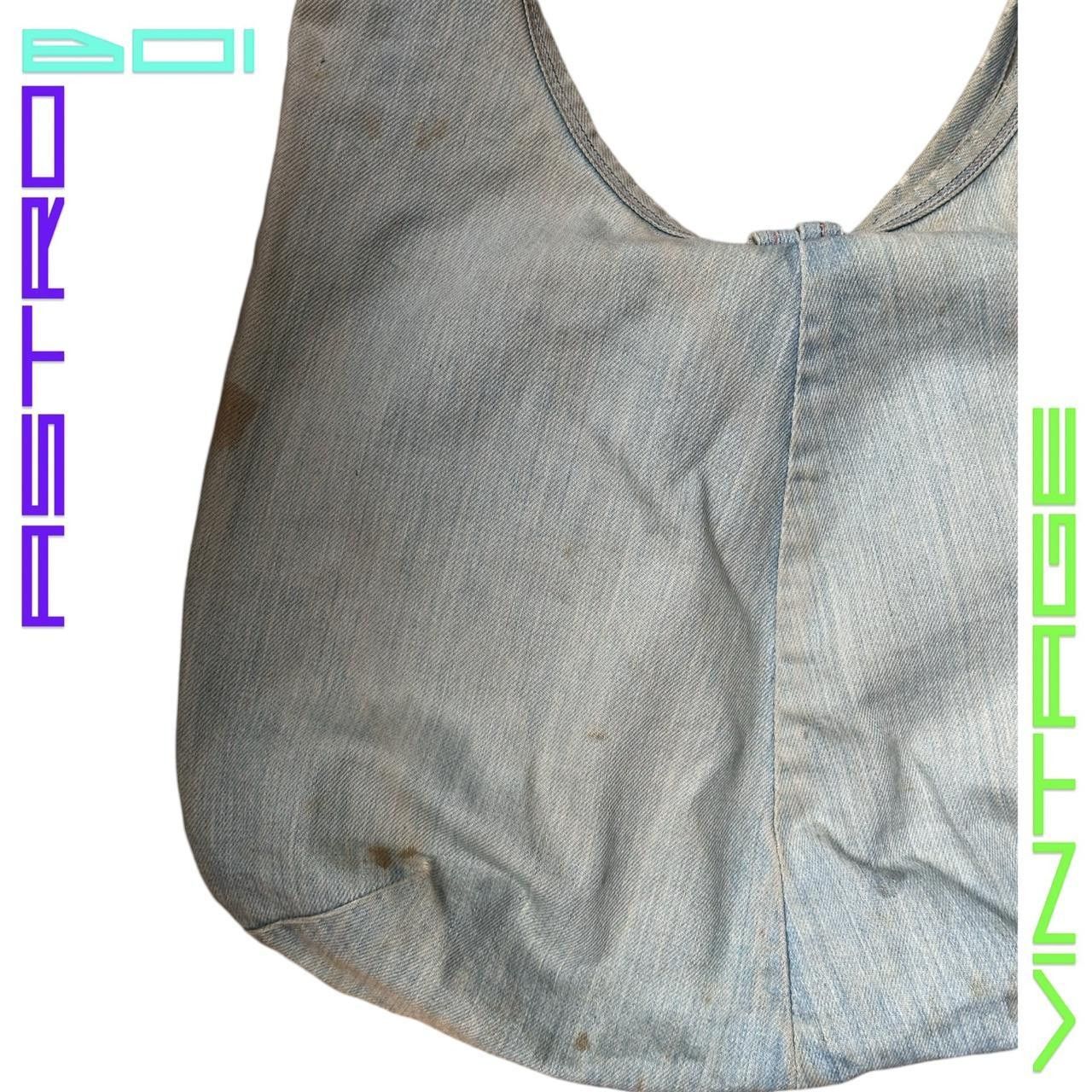 Other VINTAGE Y2K FADED BLUE DENIM CROSS BODY HOBO SHOULDER BAG Size ONE SIZE - 6 Thumbnail