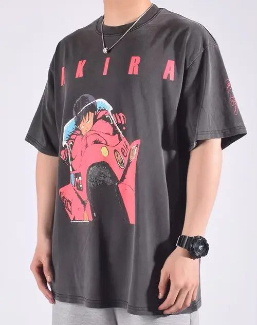 Japanese Brand Anime AKIRA Graphic Printed Tshirt Size US XL / EU 56 / 4 - 3 Thumbnail