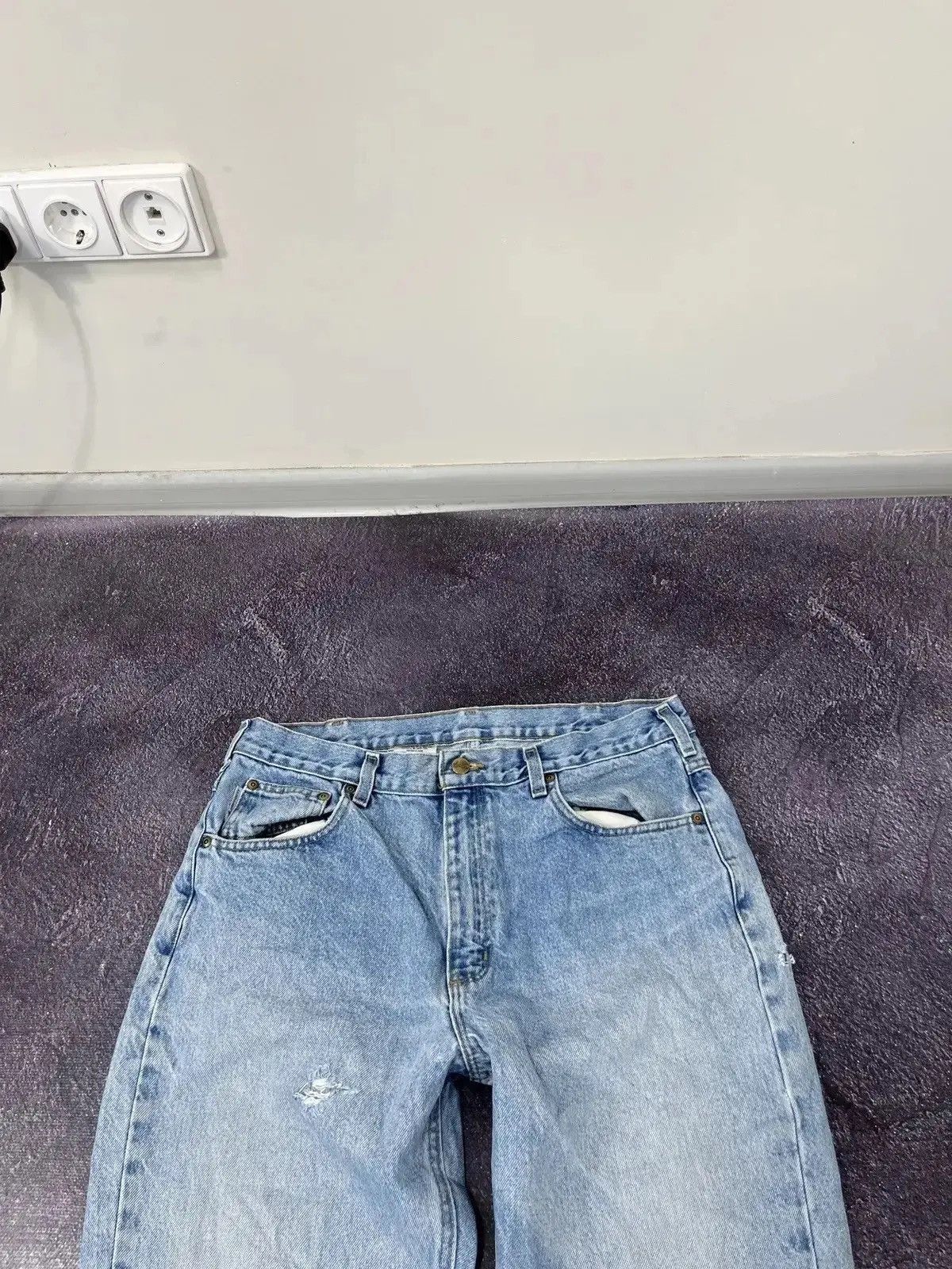 Carhartt × Vintage Vintage Carhartt Light Blue Traditional Fit Denim Hype Jeans Size US 36 / EU 52 - 7 Thumbnail