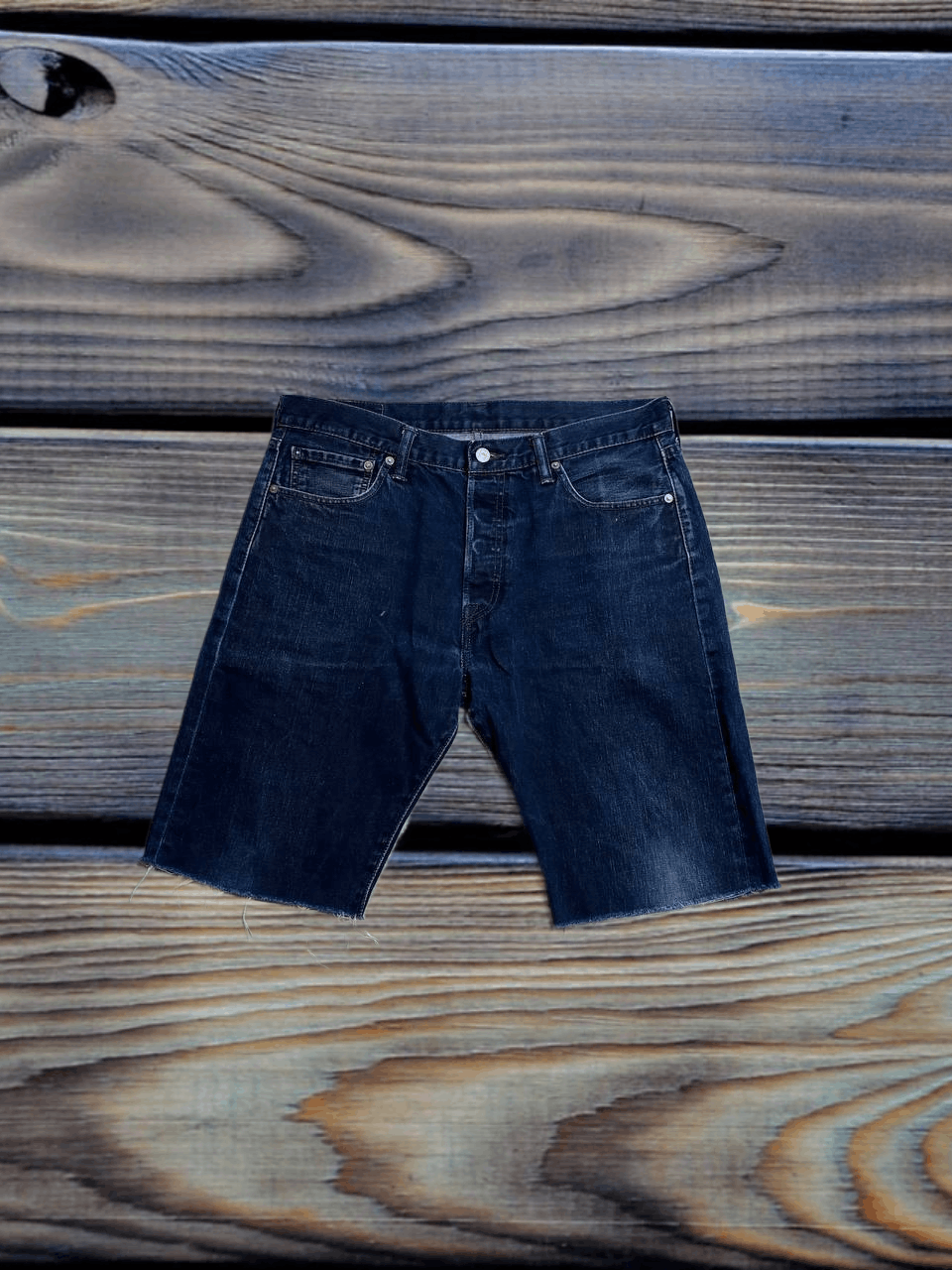 Levi's Vintage Blue Denim Shorts Levi's 501 Y2K Streetwear Size US 34 / EU 50 - 1 Thumbnail