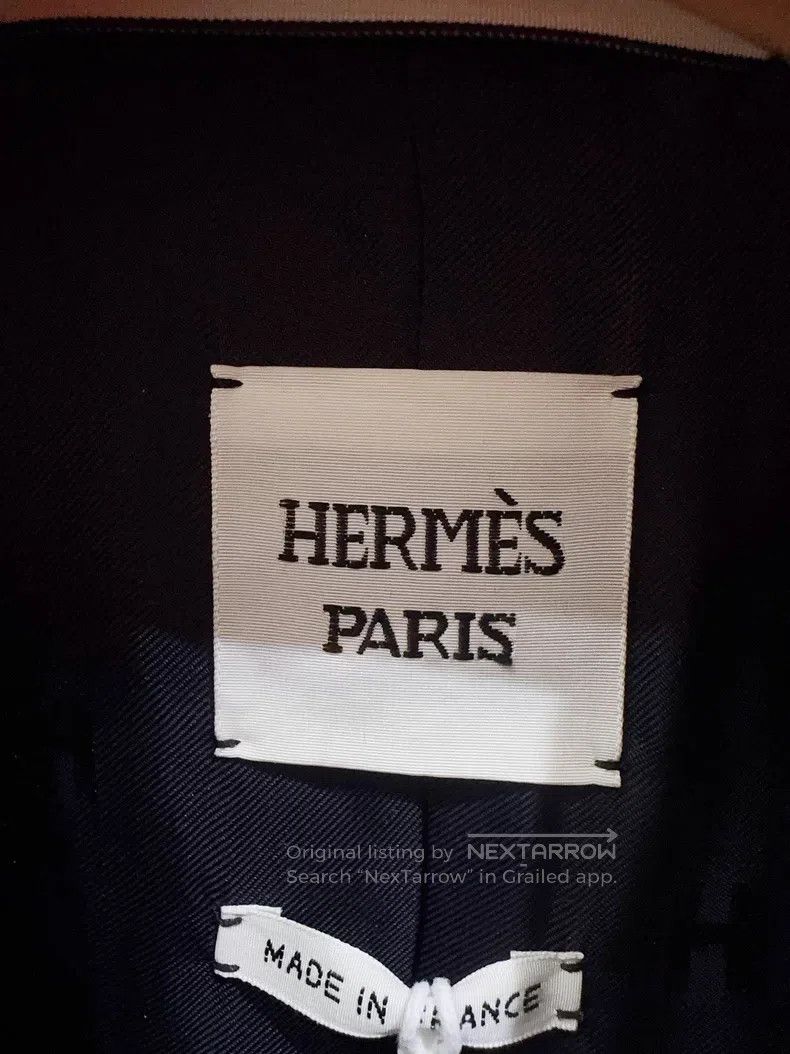 Hermes Hermes Deep blue hooded coat Size XS / US 0-2 / IT 36-38 - 2 Thumbnail