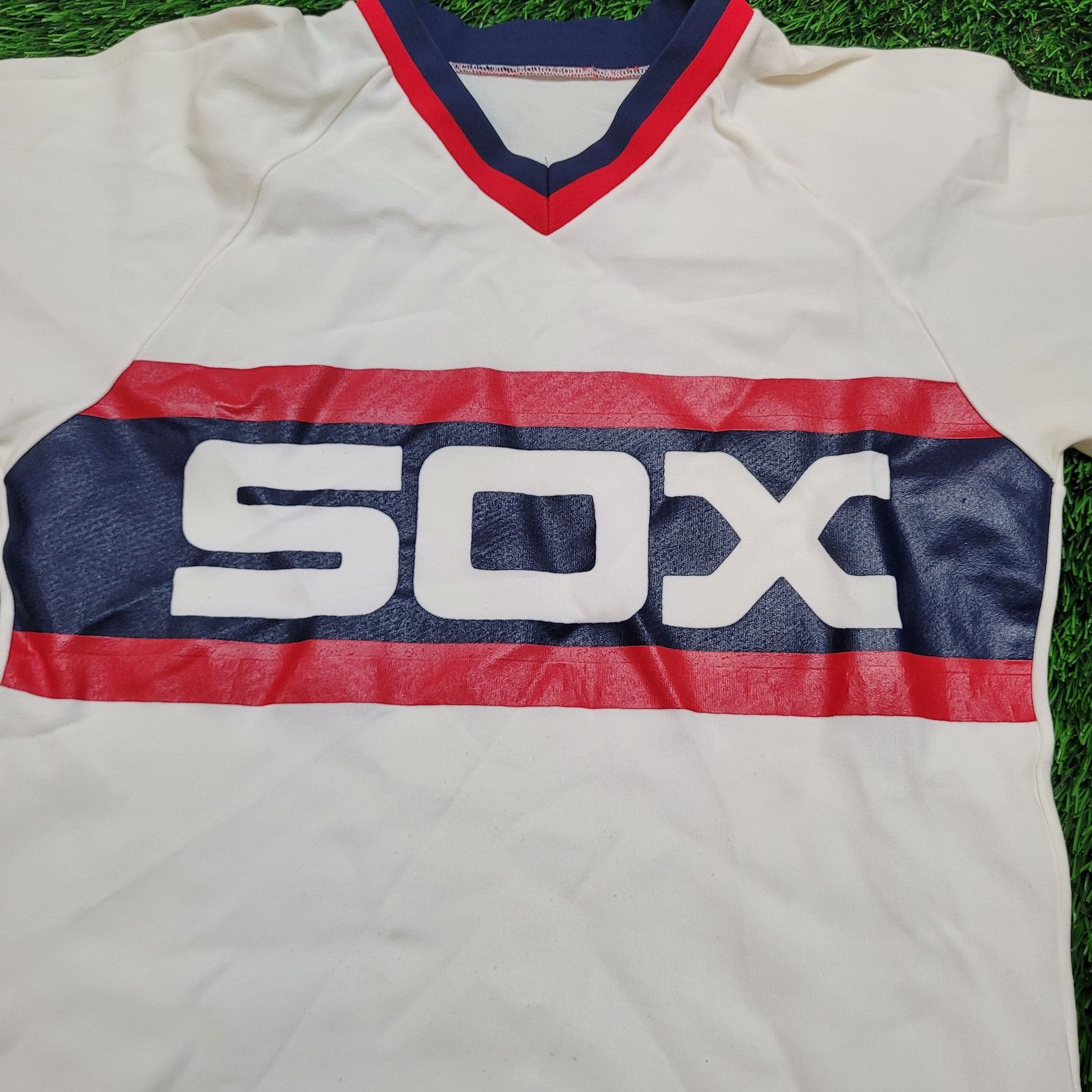 Vintage VTG 70s Chicago White Sox Sand-Knit Jersey XS MLB Medalist Size US XS / EU 42 / 0 - 2 Thumbnail