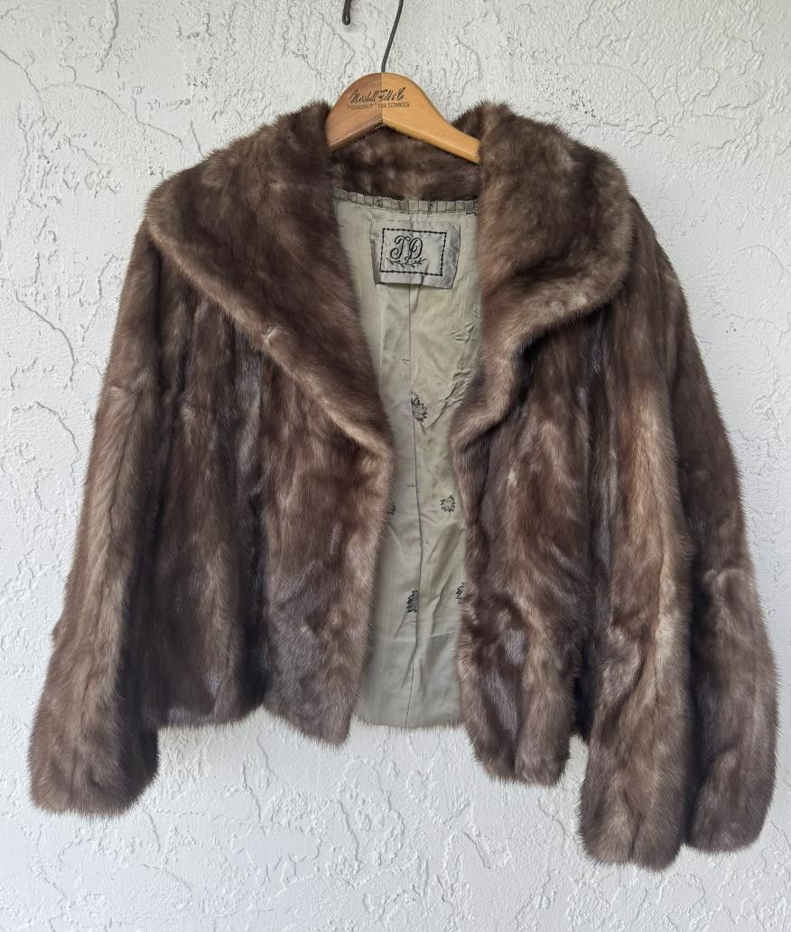Designer Vintage Mink Fur Coat Size ONE SIZE - 1 Thumbnail
