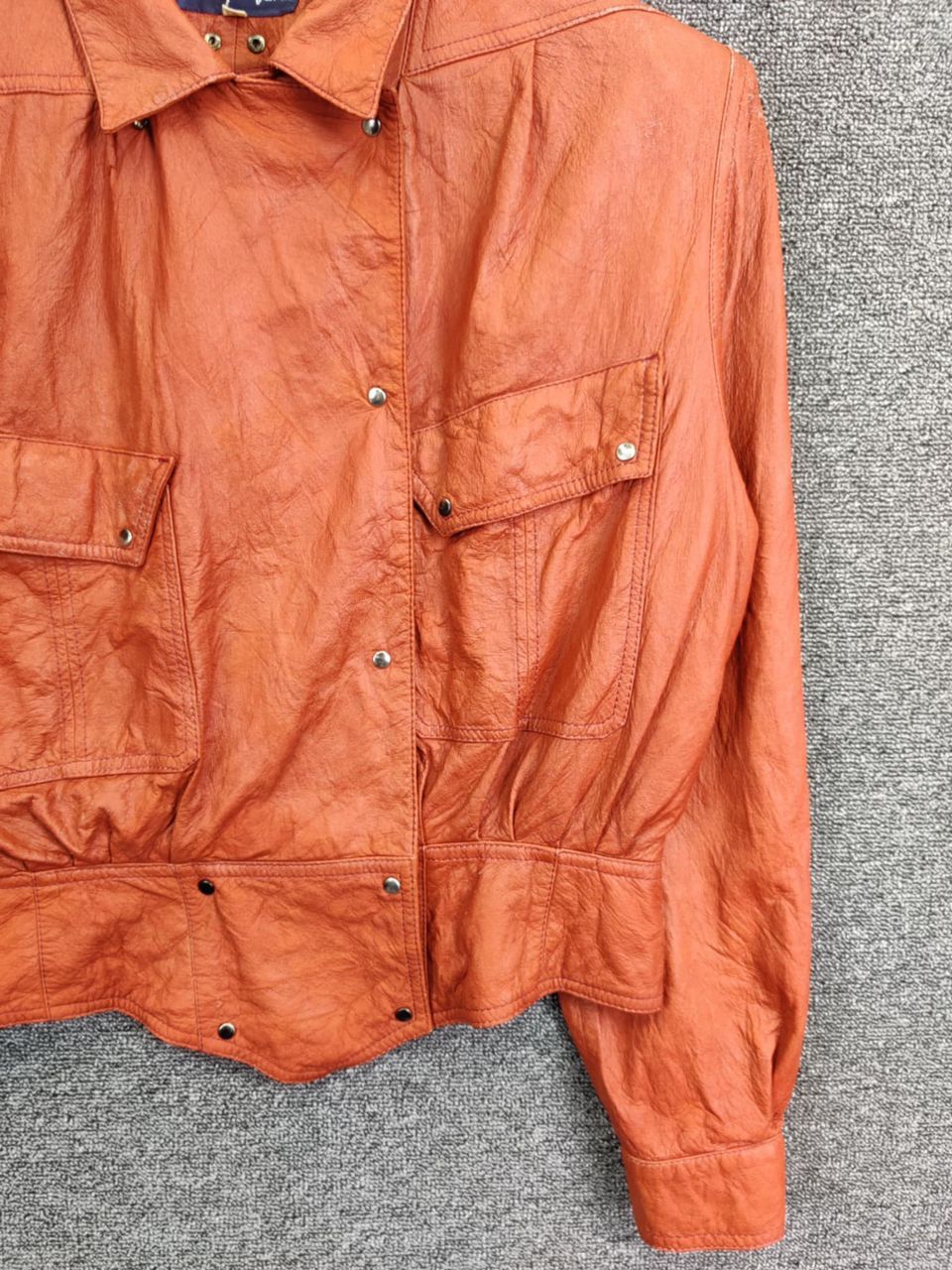 Thierry Mugler Nice ❗Thierry Mugler Bomber Leather Jacket Size US M / EU 48-50 / 2 - 10 Thumbnail