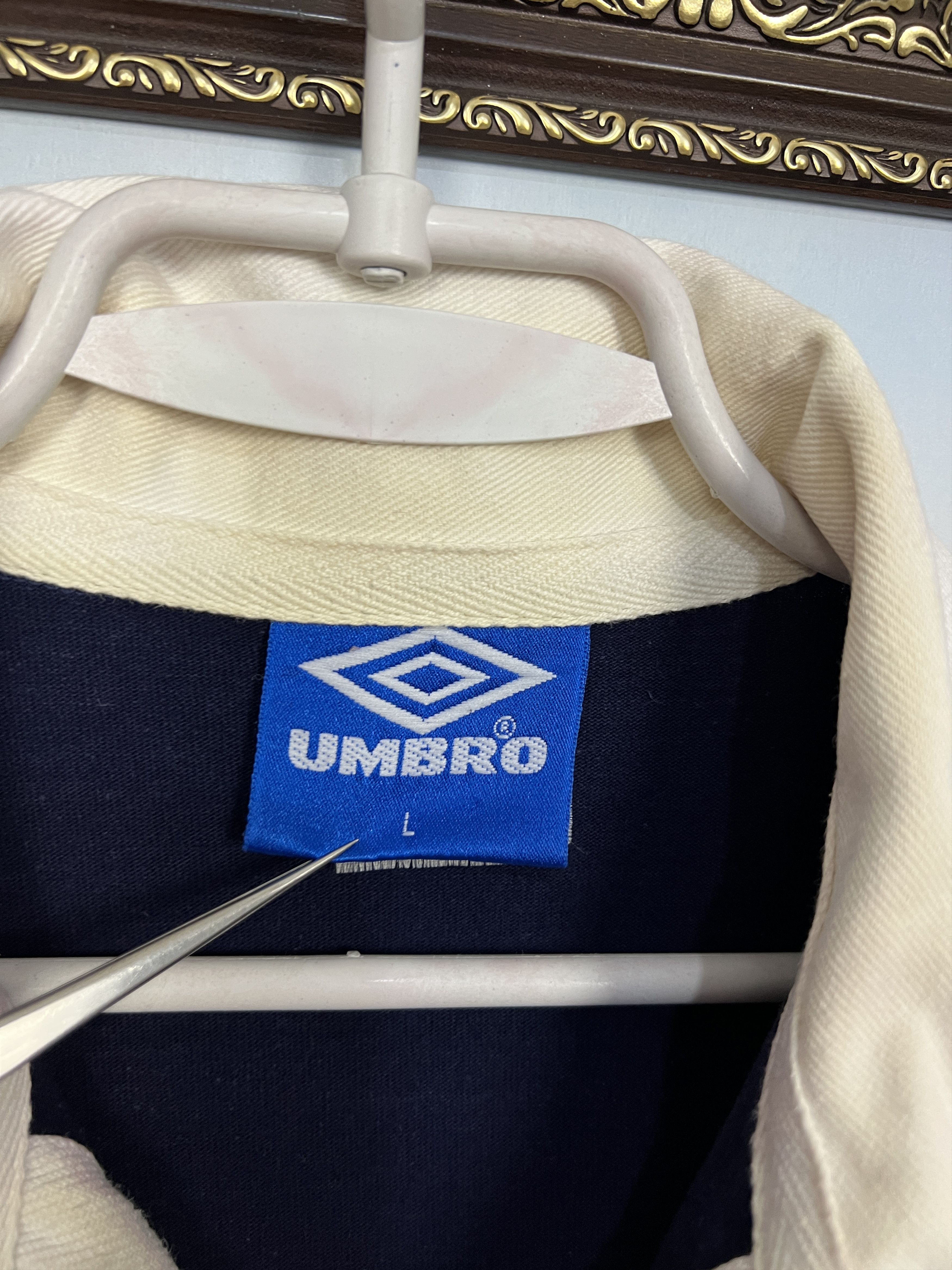 Umbro Vintage 90's Scotland Rugby Union Long Sleeve Jersey Trikot Size US L / EU 52-54 / 3 - 5 Thumbnail