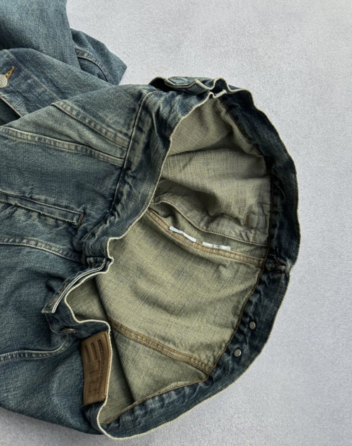 Polo Ralph Lauren Vintage Polo Jeans Ralph Lauren Dirty Denim Mens Jacket Size US XL / EU 56 / 4 - 4 Thumbnail