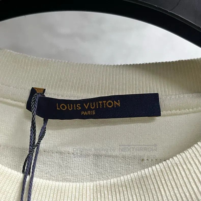Louis Vuitton Louis Vuitton White featured printed embroidered short sle Size US S / EU 44-46 / 1 - 2 Thumbnail