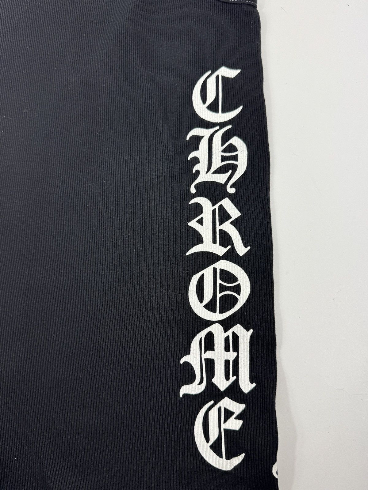 Chrome Hearts LOGO PRINT RIBBED TANK TOP Size US XL / EU 56 / 4 - 7 Thumbnail