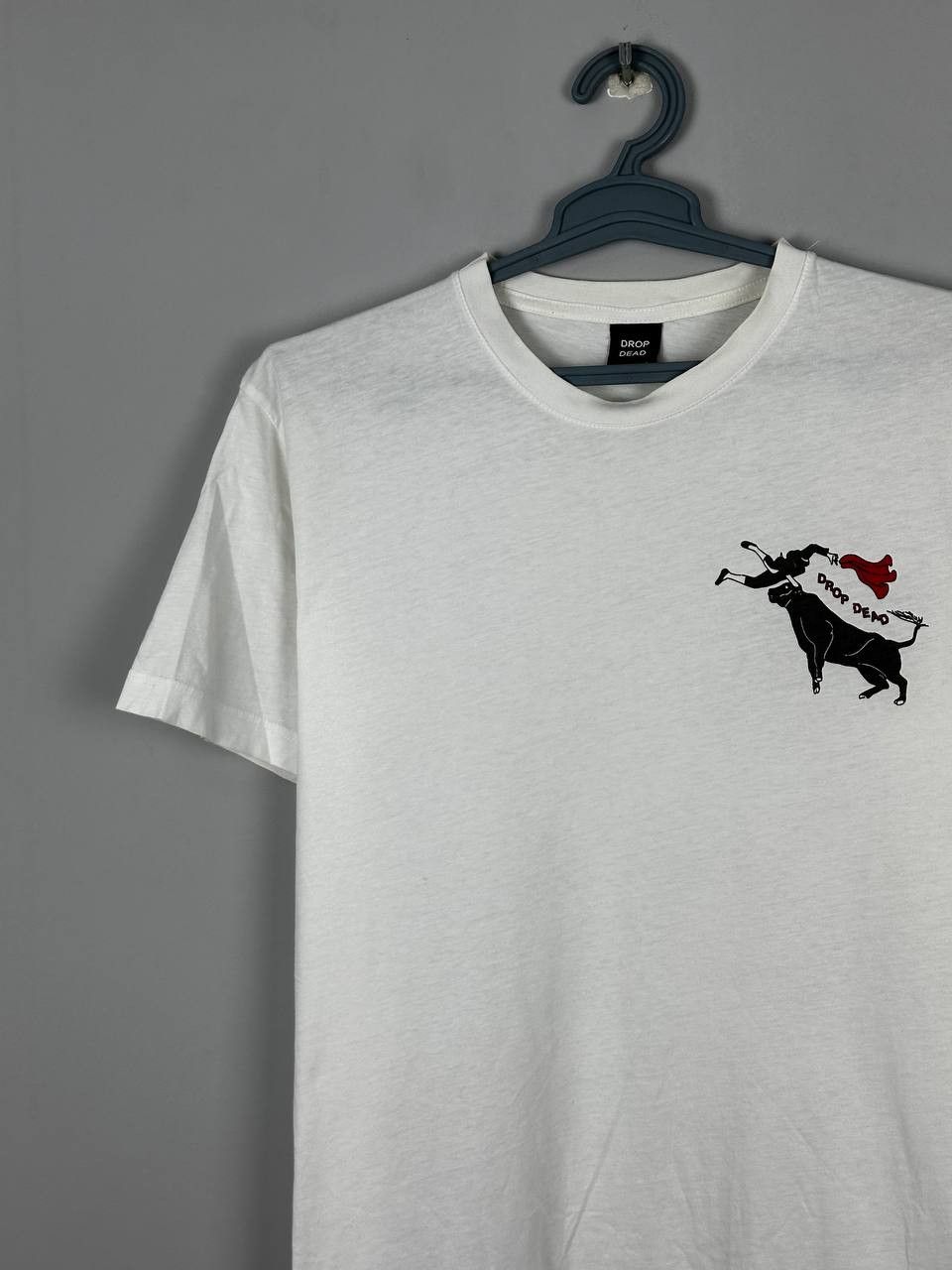 Drop Dead Clothing Drop dead White Steetwear Bull T Shirt Size US L / EU 52-54 / 3 - 1 Thumbnail