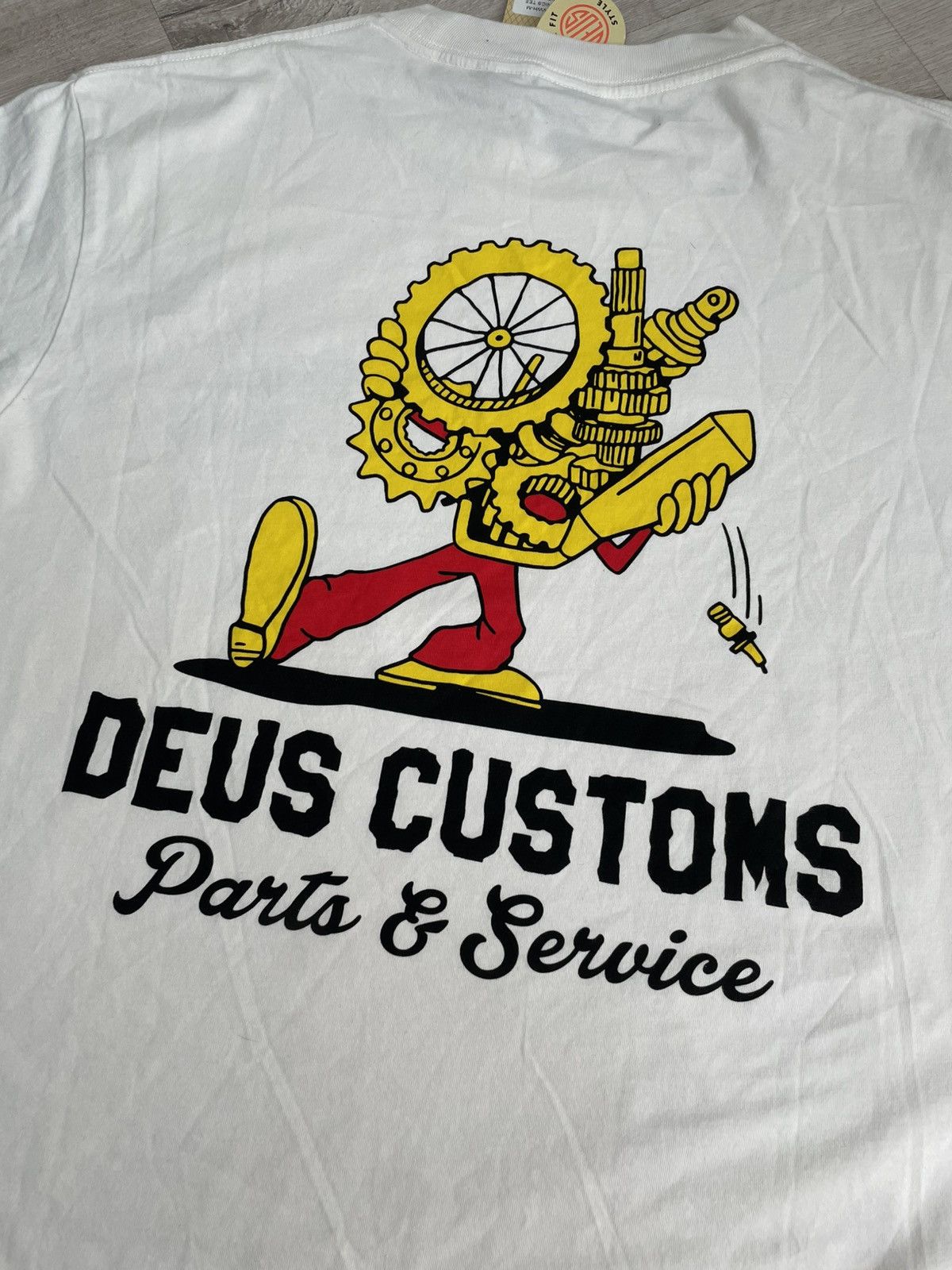 Deus Ex Machina New Tee Deus Customs Ex Machine Bike Service Racing Size US M / EU 48-50 / 2 - 4 Thumbnail