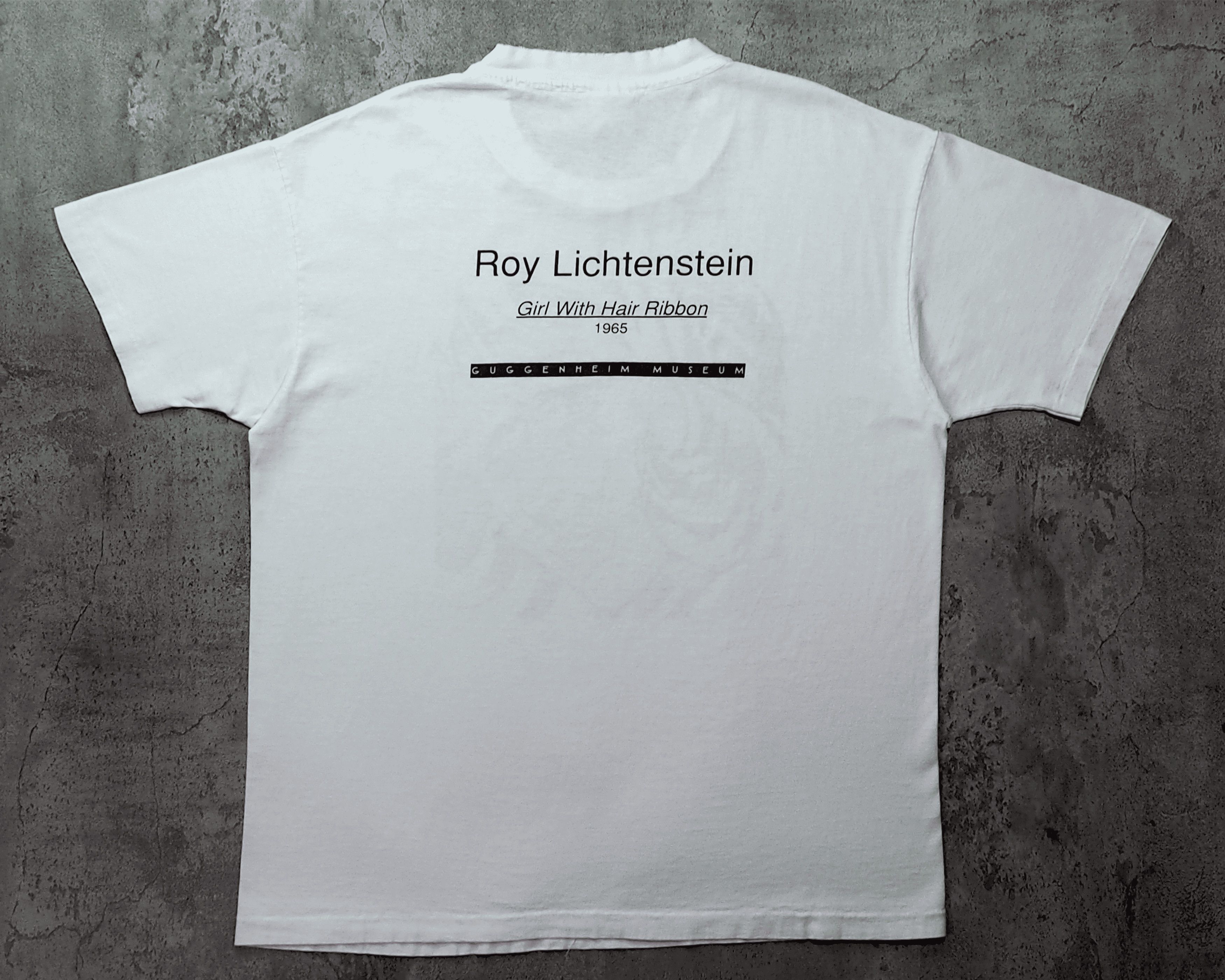 Vintage Vintage 1990s Roy Lichtenstein Girl With Hair Ribbon ShirtXL Size US XL / EU 56 / 4 - 2 Thumbnail