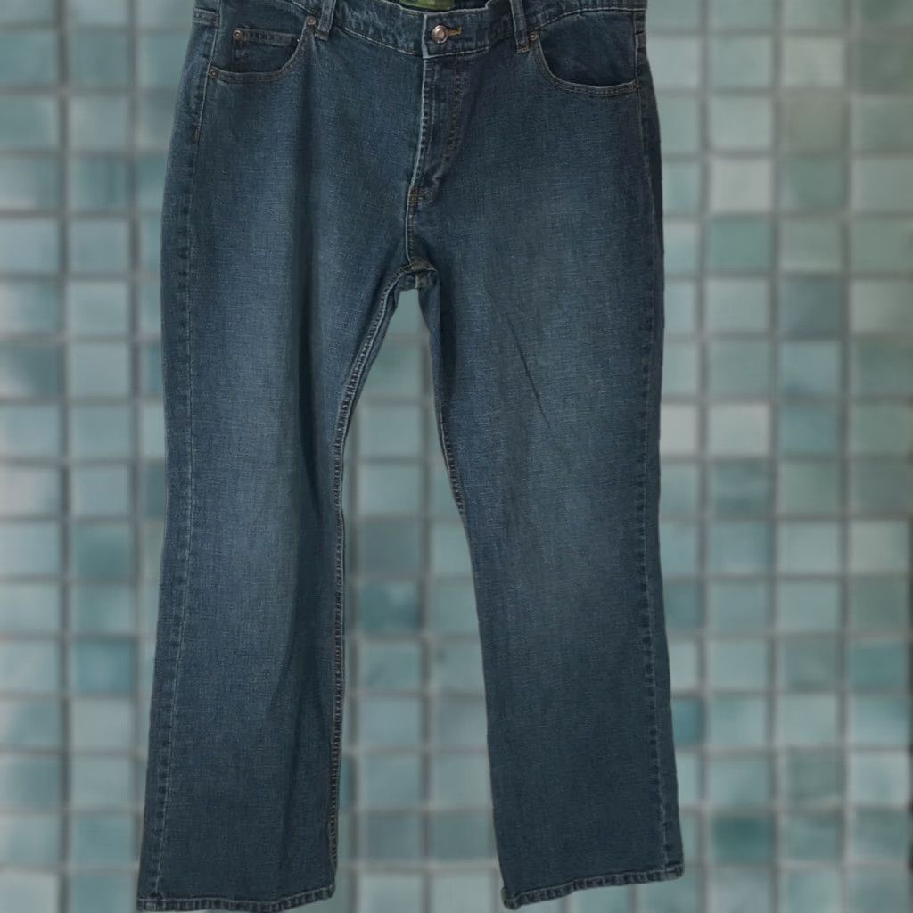 Old Navy Old Navy Womens Stretch Low Waist Mid Rise Casual Blue Denim Jeans Size 16 Short Size 38" / US 16 / IT 52 - 1 Thumbnail