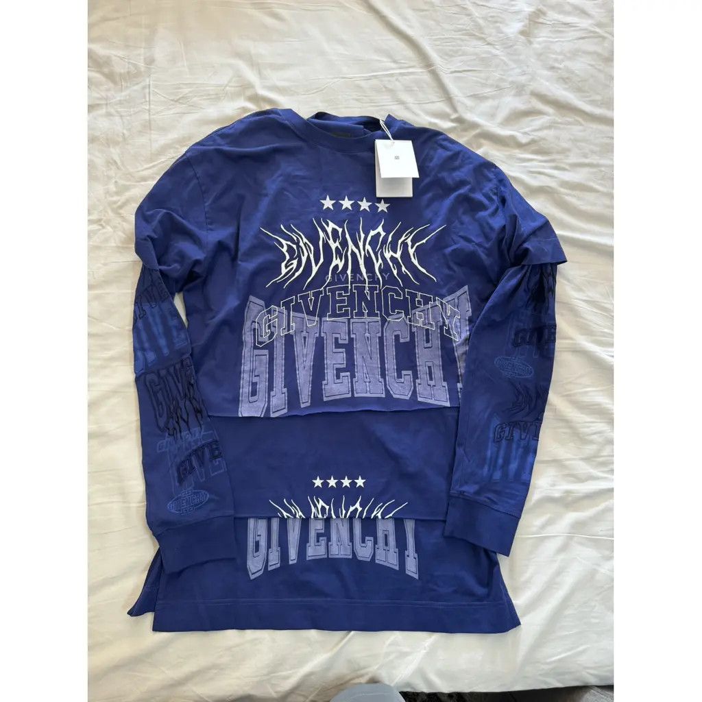 Givenchy o1gr1nt0125 All-In-One Balaclava T-Shirt in Cobalt Blue Size US S / EU 44-46 / 1 - 5 Thumbnail