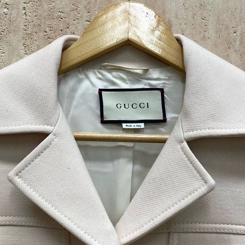 Gucci Gucci Beige double G belt coat 2505-Nextarrow Size S / US 4 / IT 40 - 3 Thumbnail
