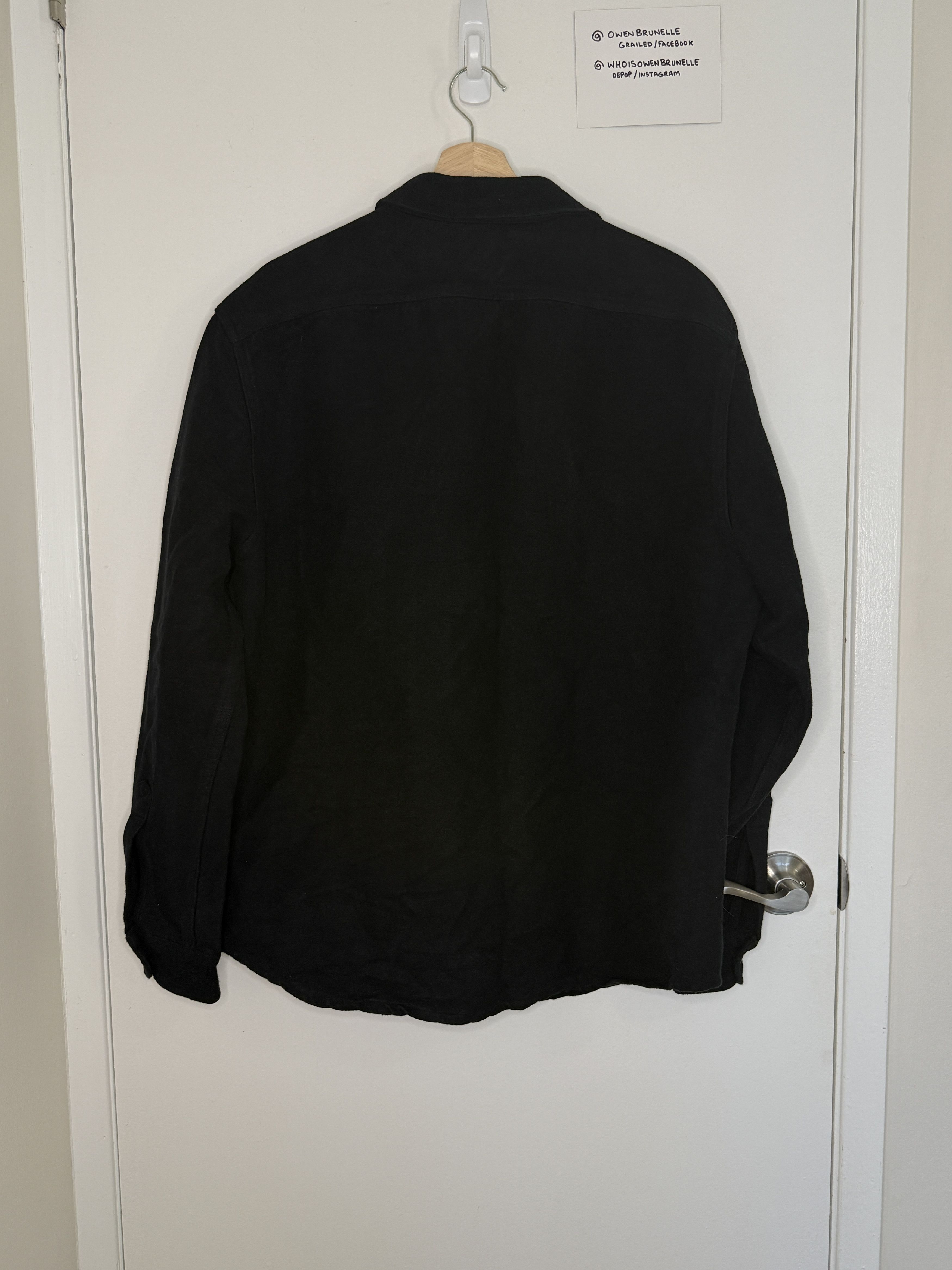 J.Crew J.Crew Moleskin Shirt Jacket L Black Premium Cotton Size US L / EU 52-54 / 3 - 2 Thumbnail