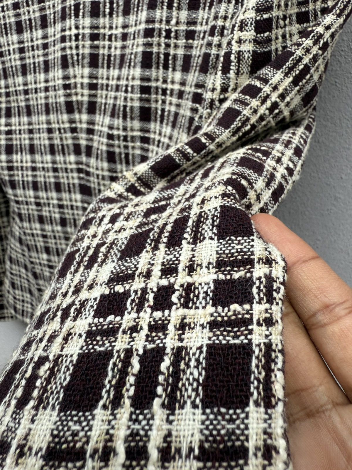 Valentino VALENTINO Double Collar Tweed Dice 🎲 Button Blazer Jacket Size M / US 6-8 / IT 42-44 - 12 Thumbnail