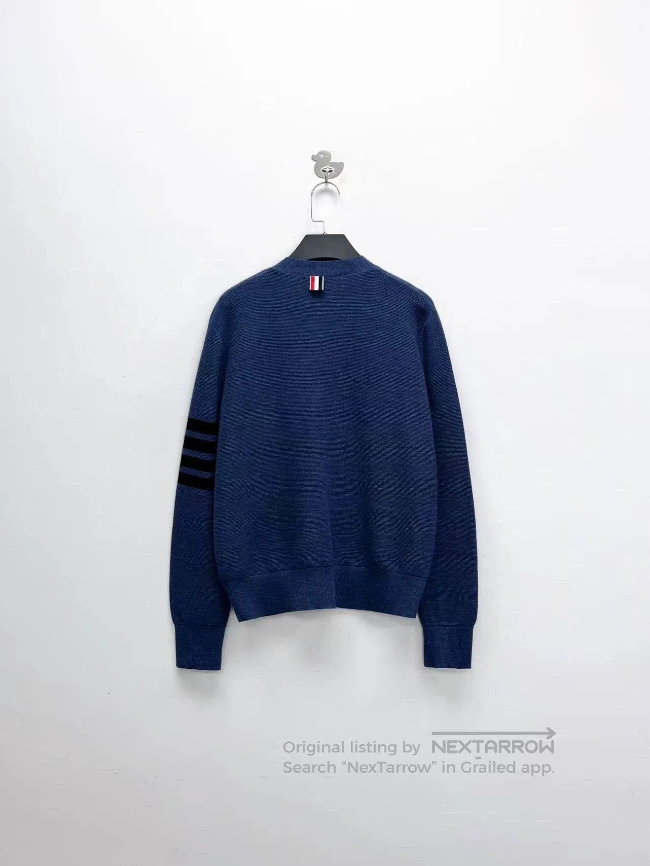 Thom Browne thom browne navy blue striped knit cardigan. Size US M / EU 48-50 / 2 - 2 Thumbnail