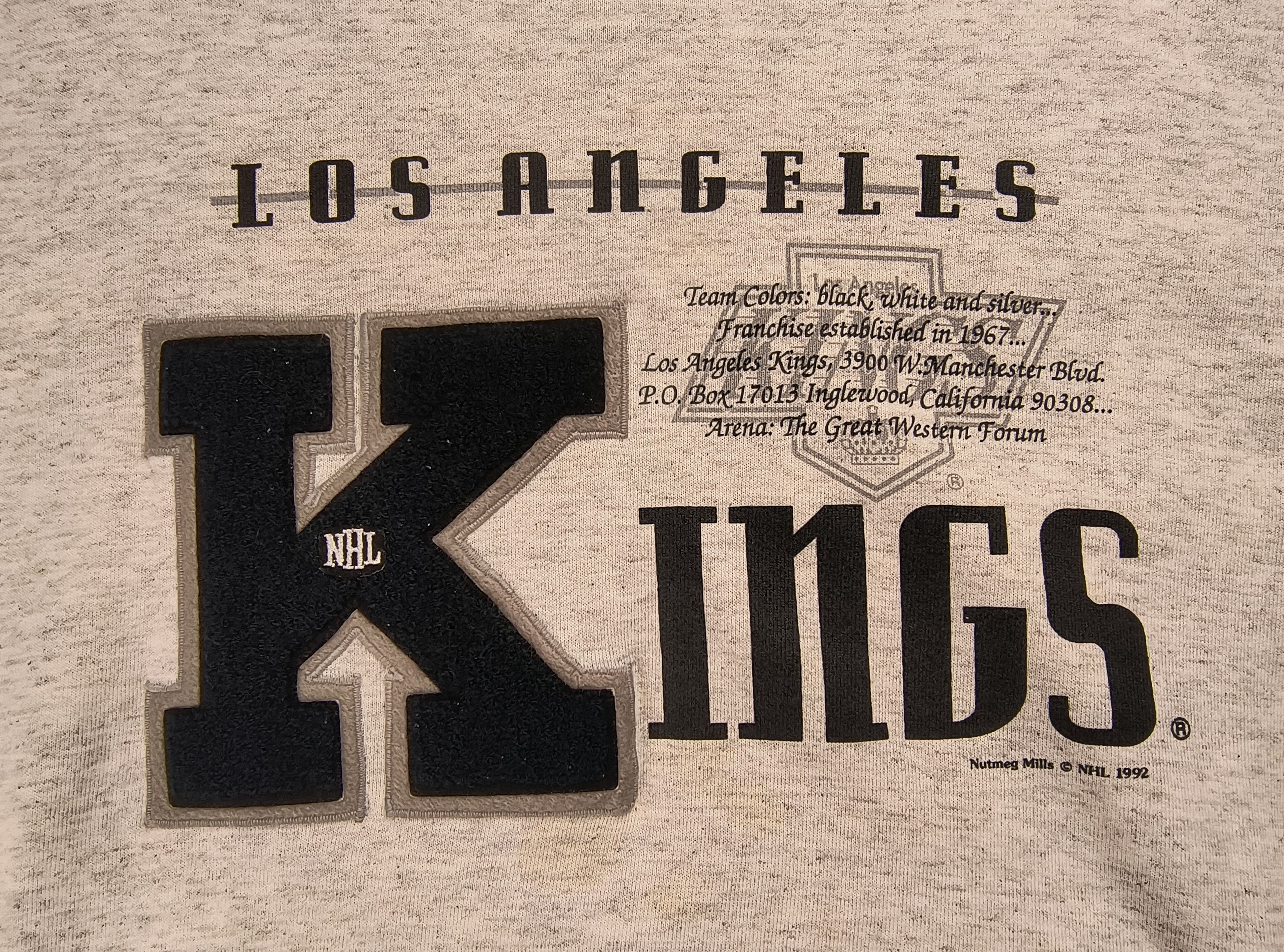 Vintage NHL LA Kings 1992 crewneck sweatshirt