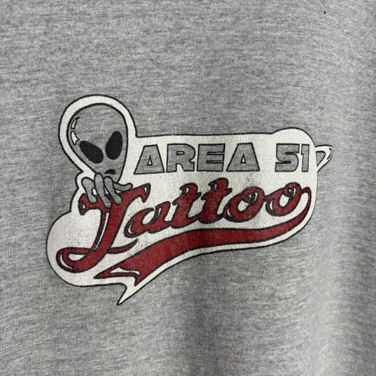Vintage Vintage 00s Area 51 Tattoo Alien Graphic T-Shirt Size US L / EU 52-54 / 3 - 3 Thumbnail